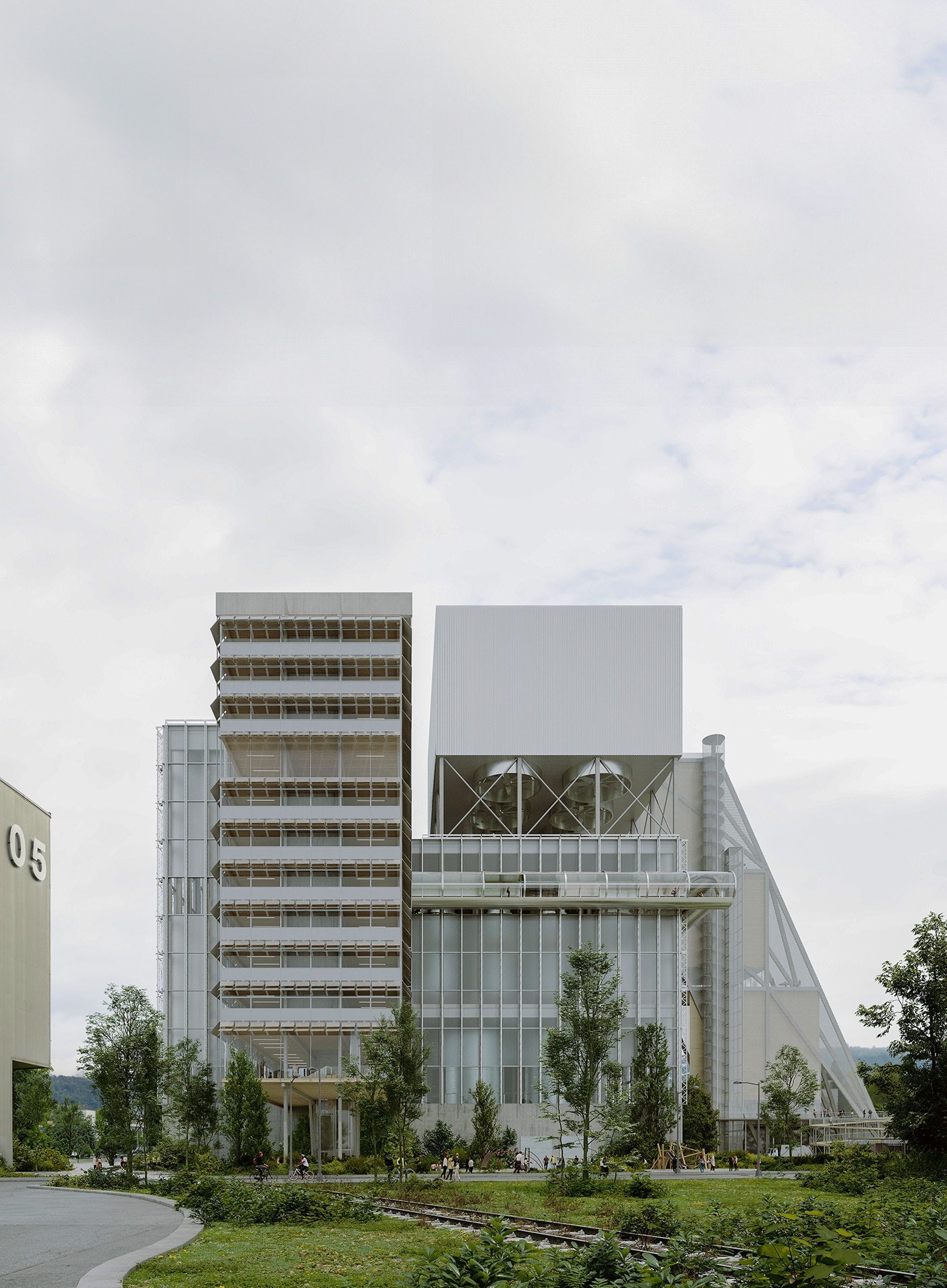 Visualisierung der Energiezentrale der ARGE ARGE Jan Kinsbergen und Kivinen Rusanen