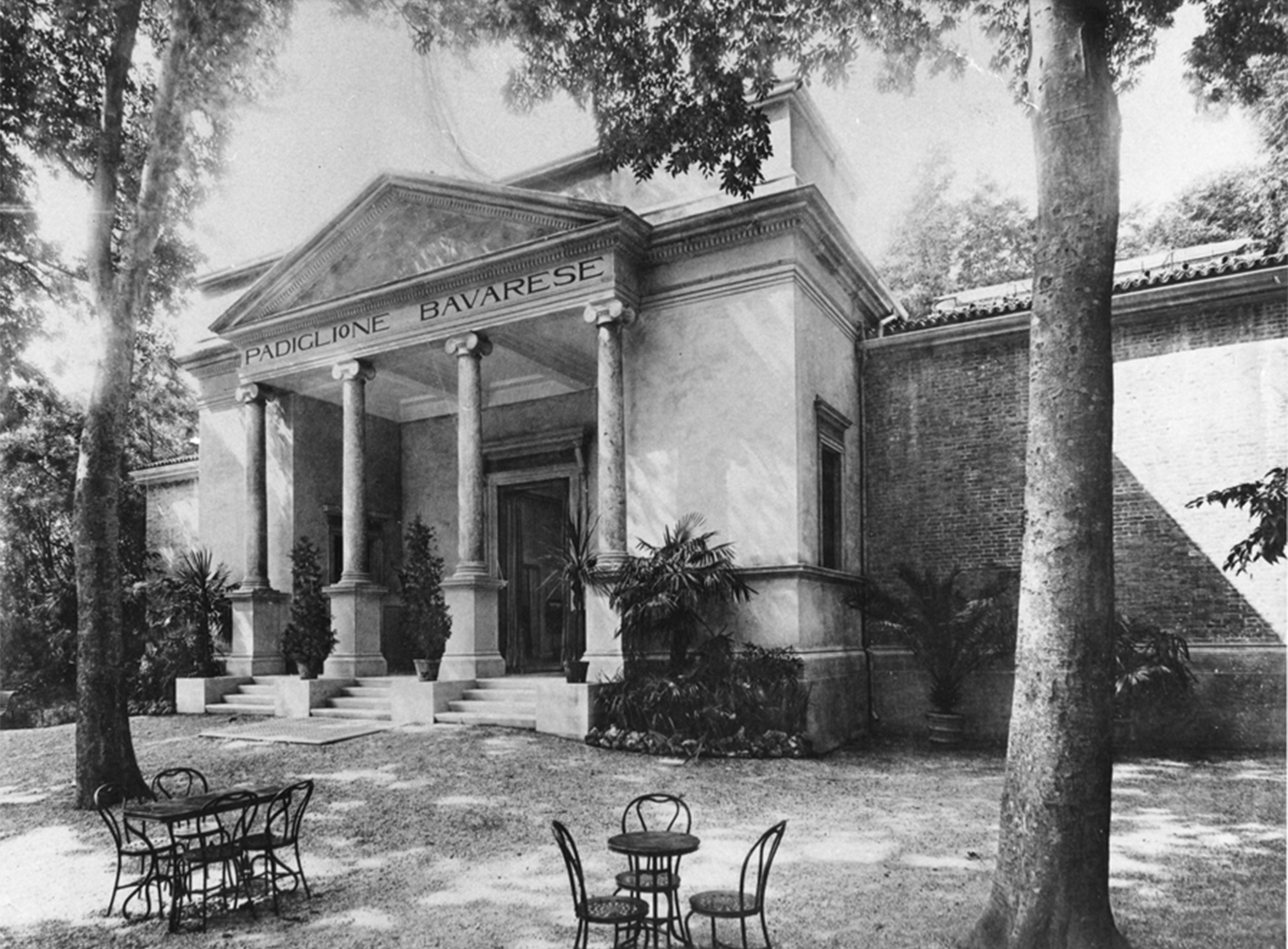 Der Bayrische Pavillon 1909.