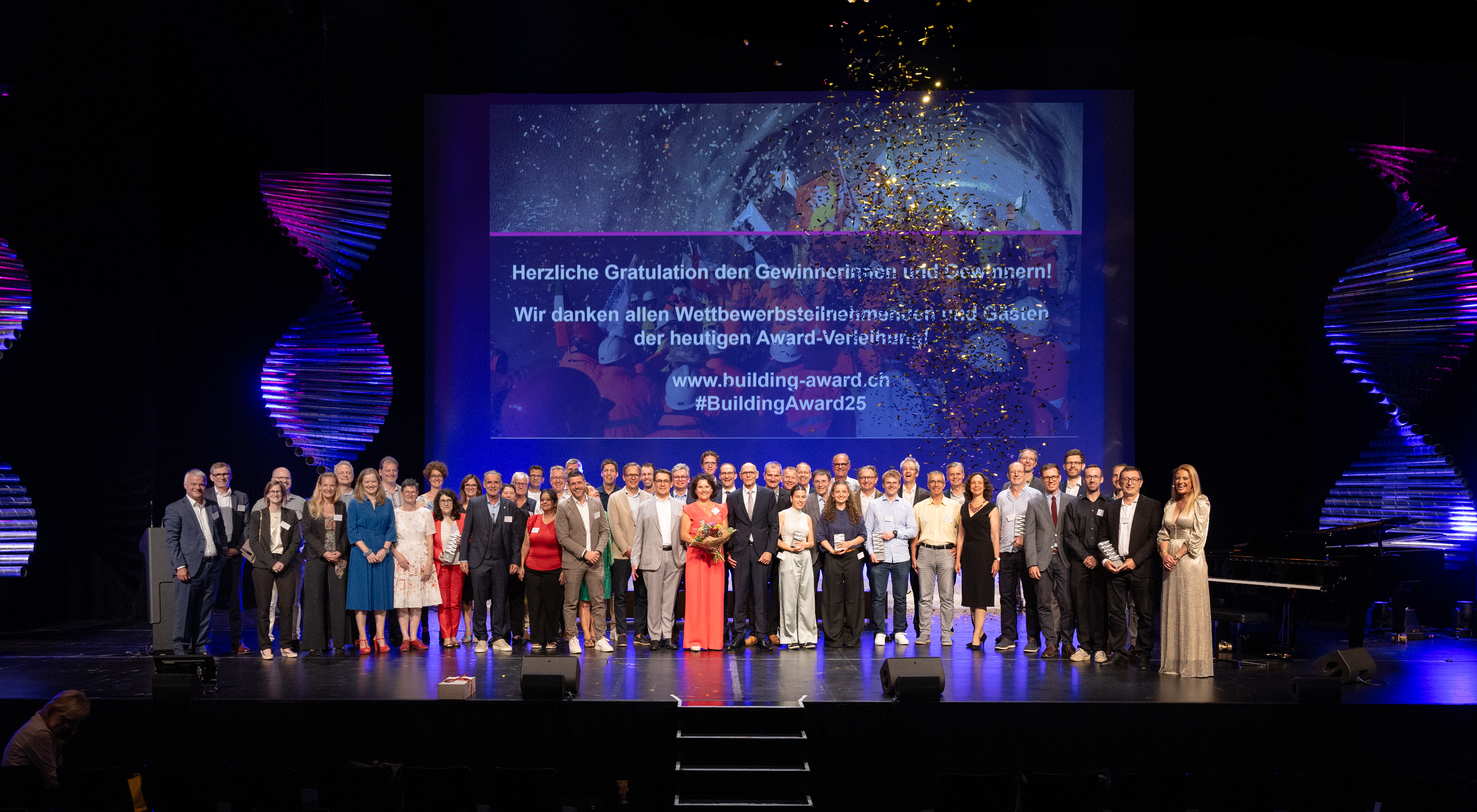 Cérémonie de remise des prix du Building Award, le 24 juin au KKL de Lucerne