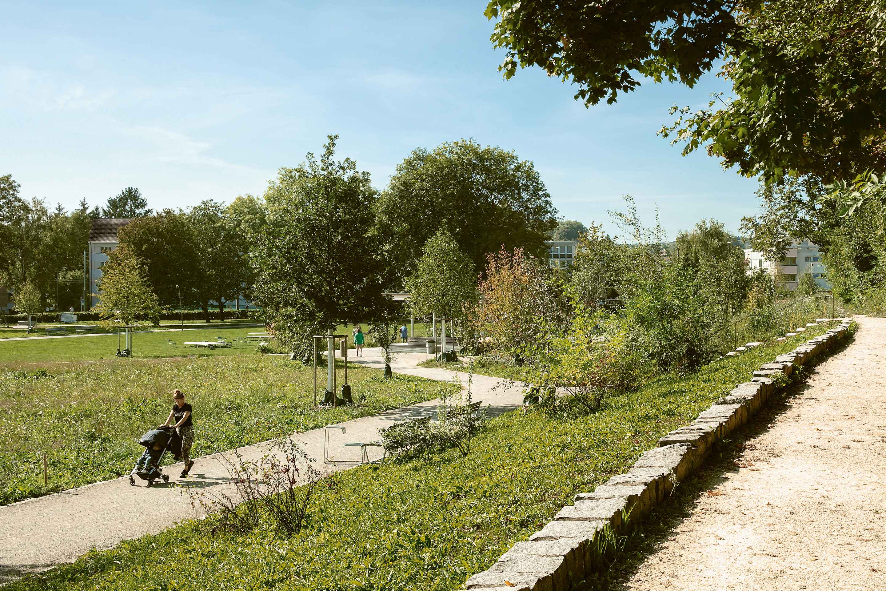 Allschwil Entwicklungsgebiet Wegmatten Park