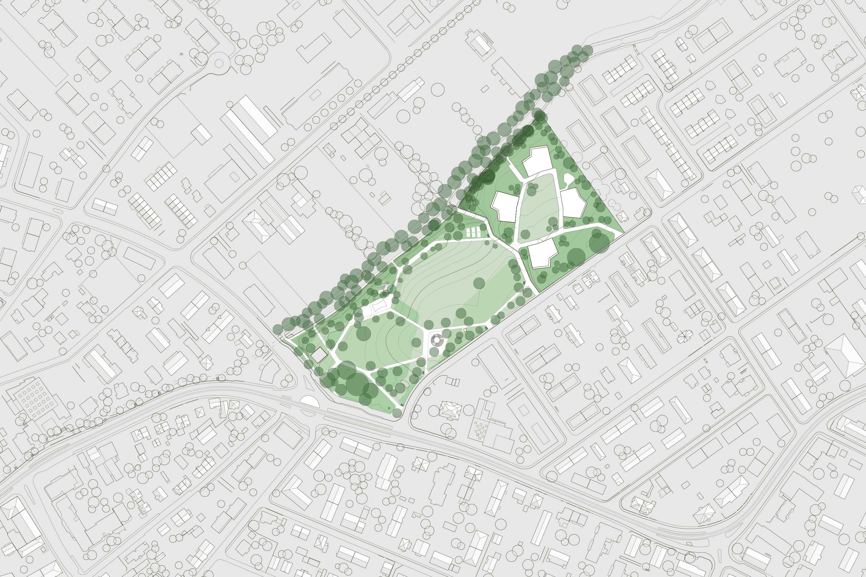 Allschwil Entwicklungsgebiet Wegmatten Übersichtsplan