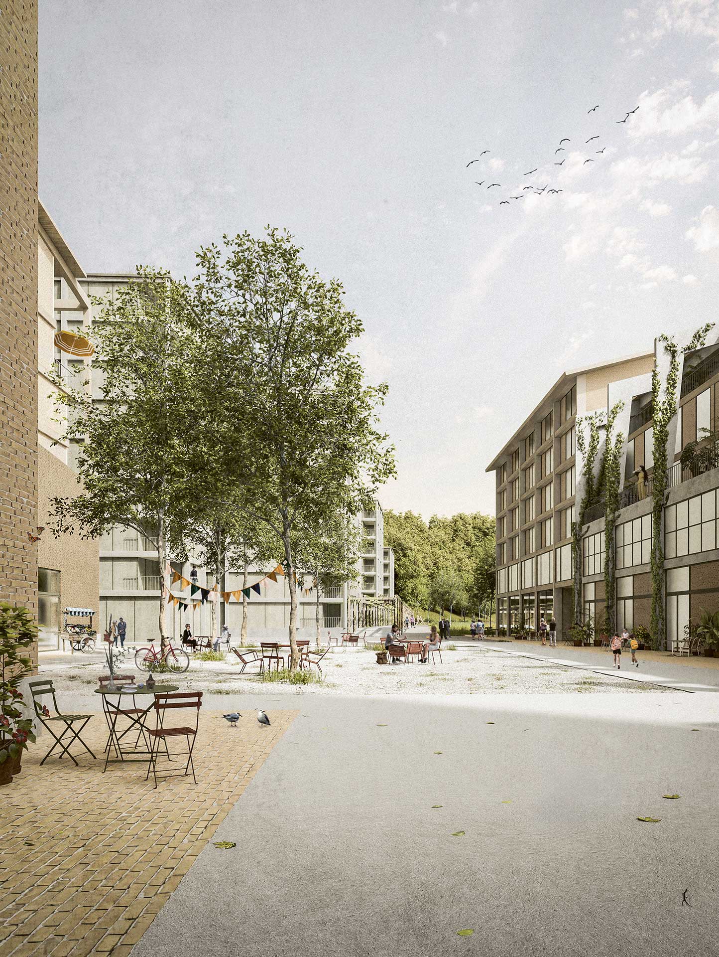 Gut proportionierte Plätze und Gassen schaffen Raum für Begegnungen.