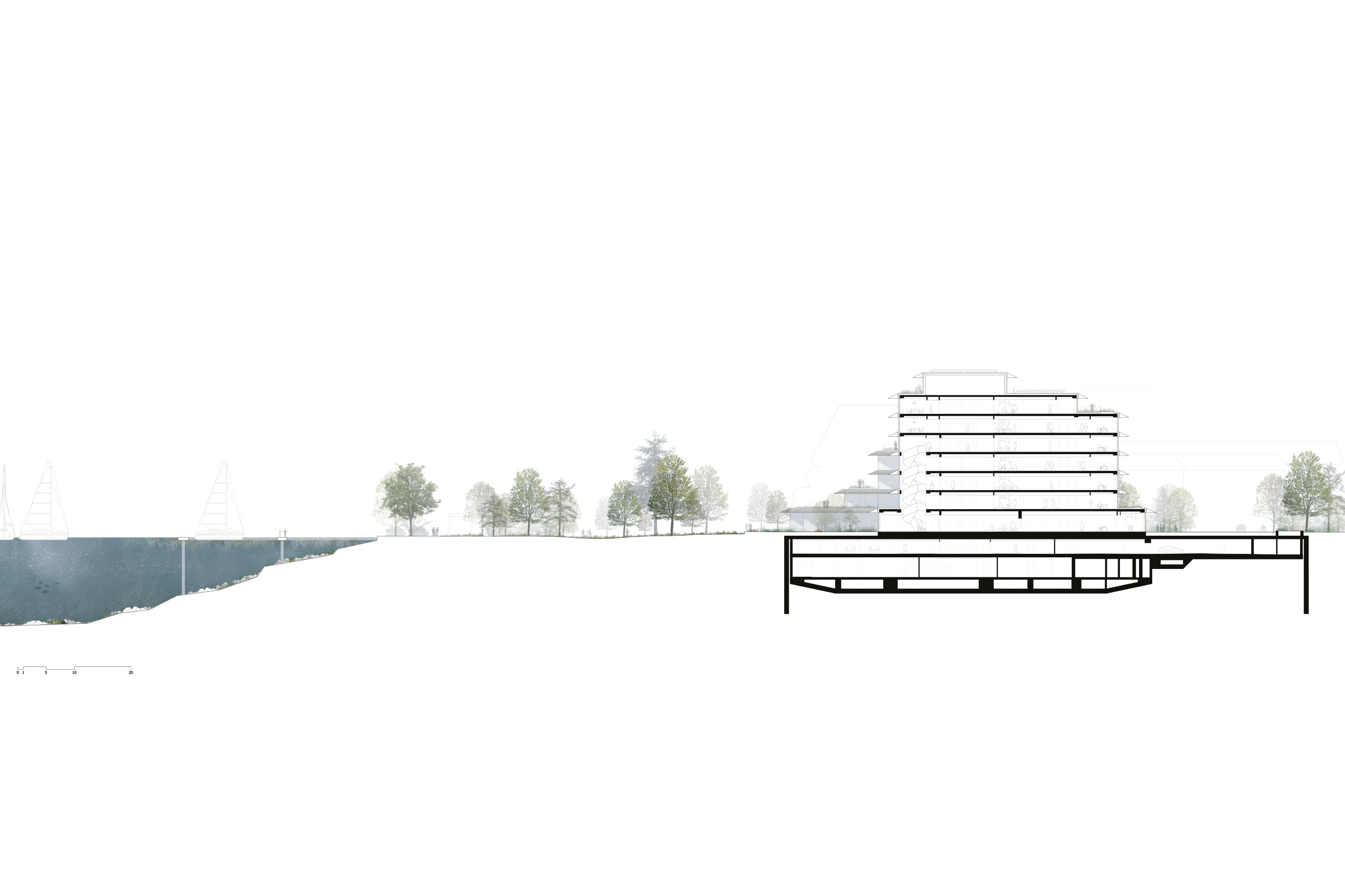 Bellerivestrasse Zürich Schnitt