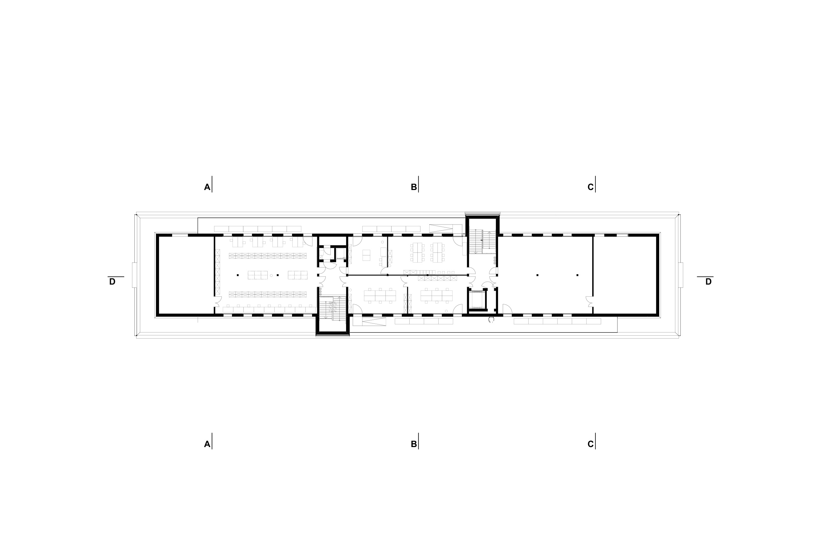 Grundriss Dachgeschoss BBZ Zürich