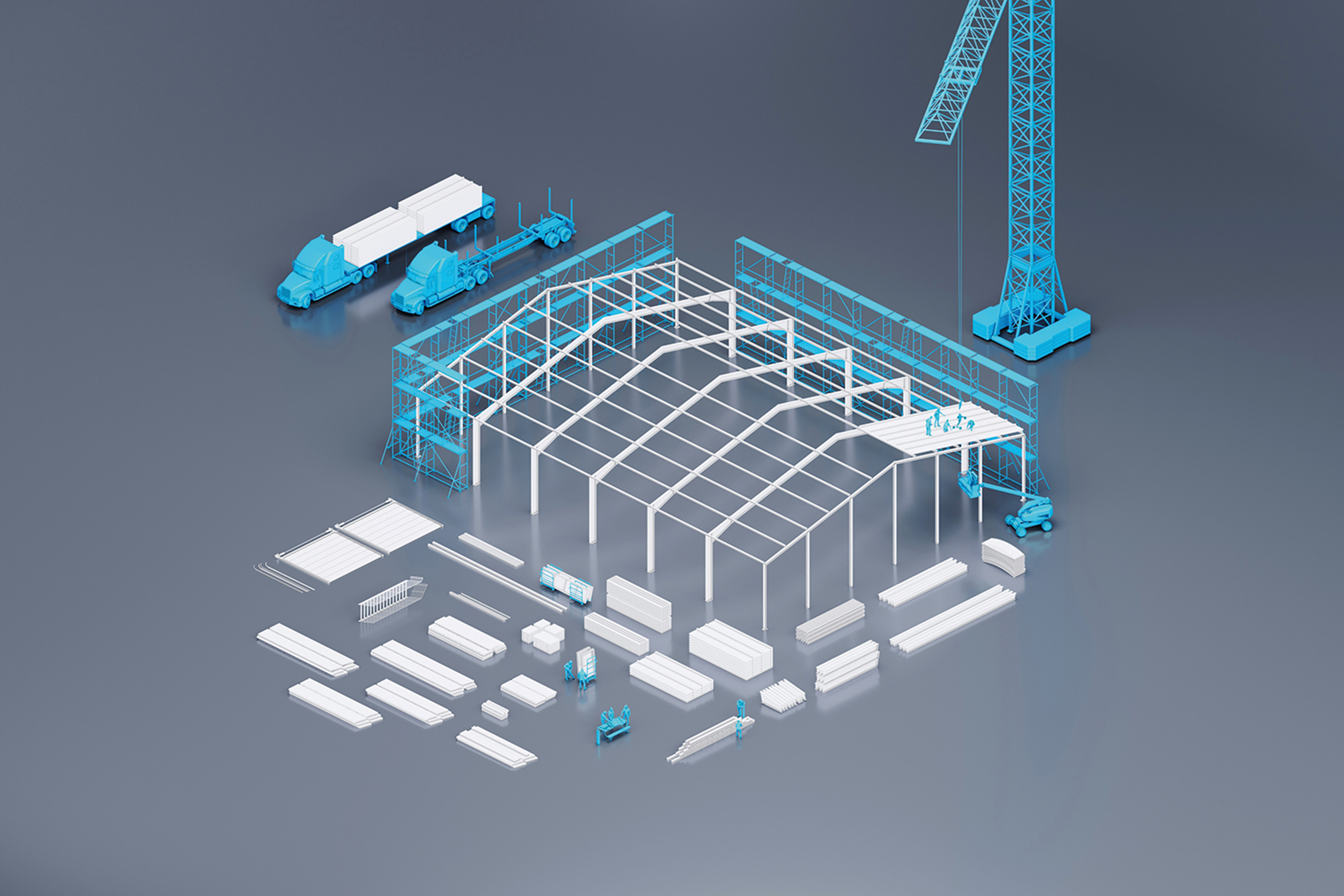 Beachvolleyball Halle Bern Stahl re use Visualisierung Auslegeordnung