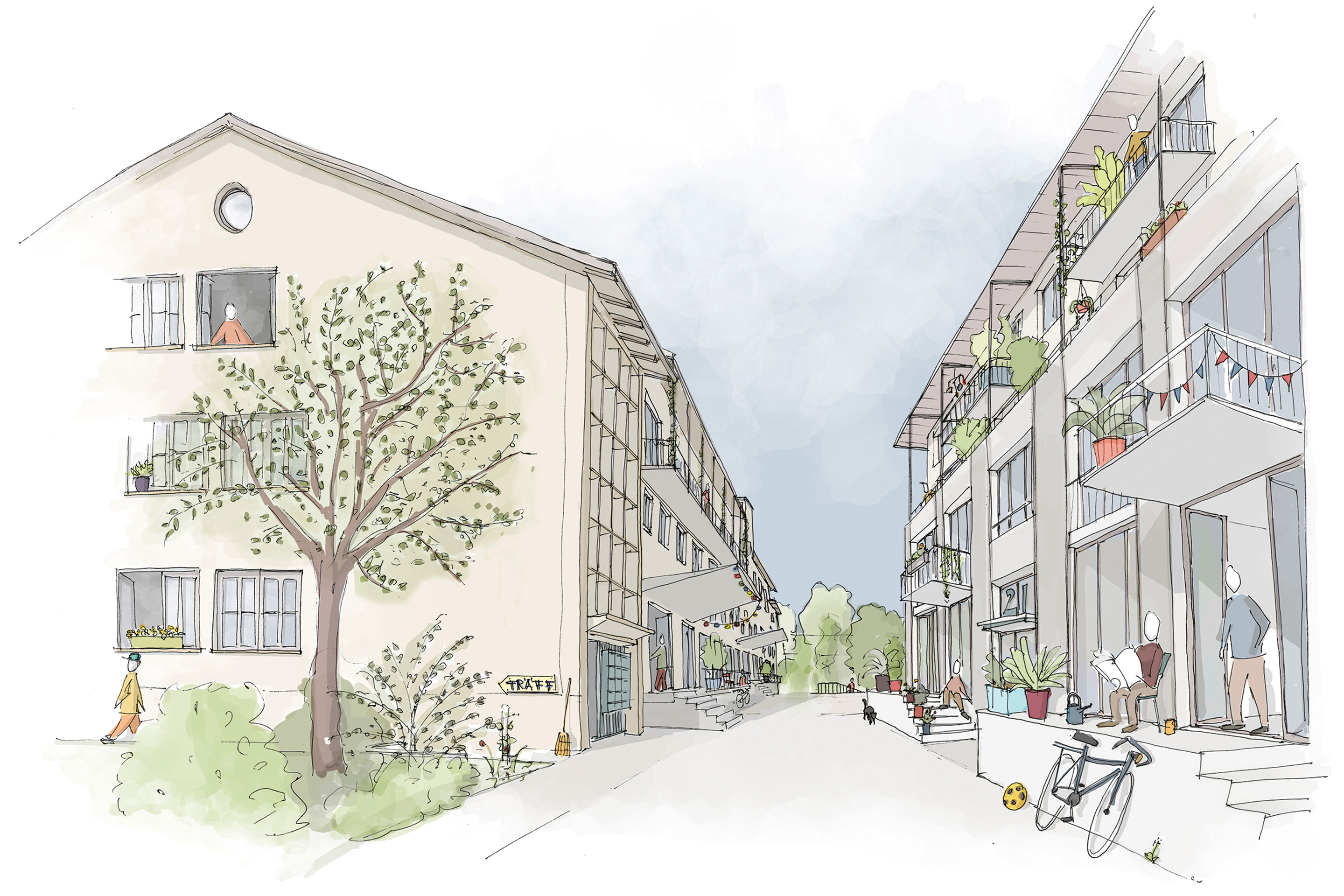 Skizze Machbarkeitsstudie H25 Birsfelden