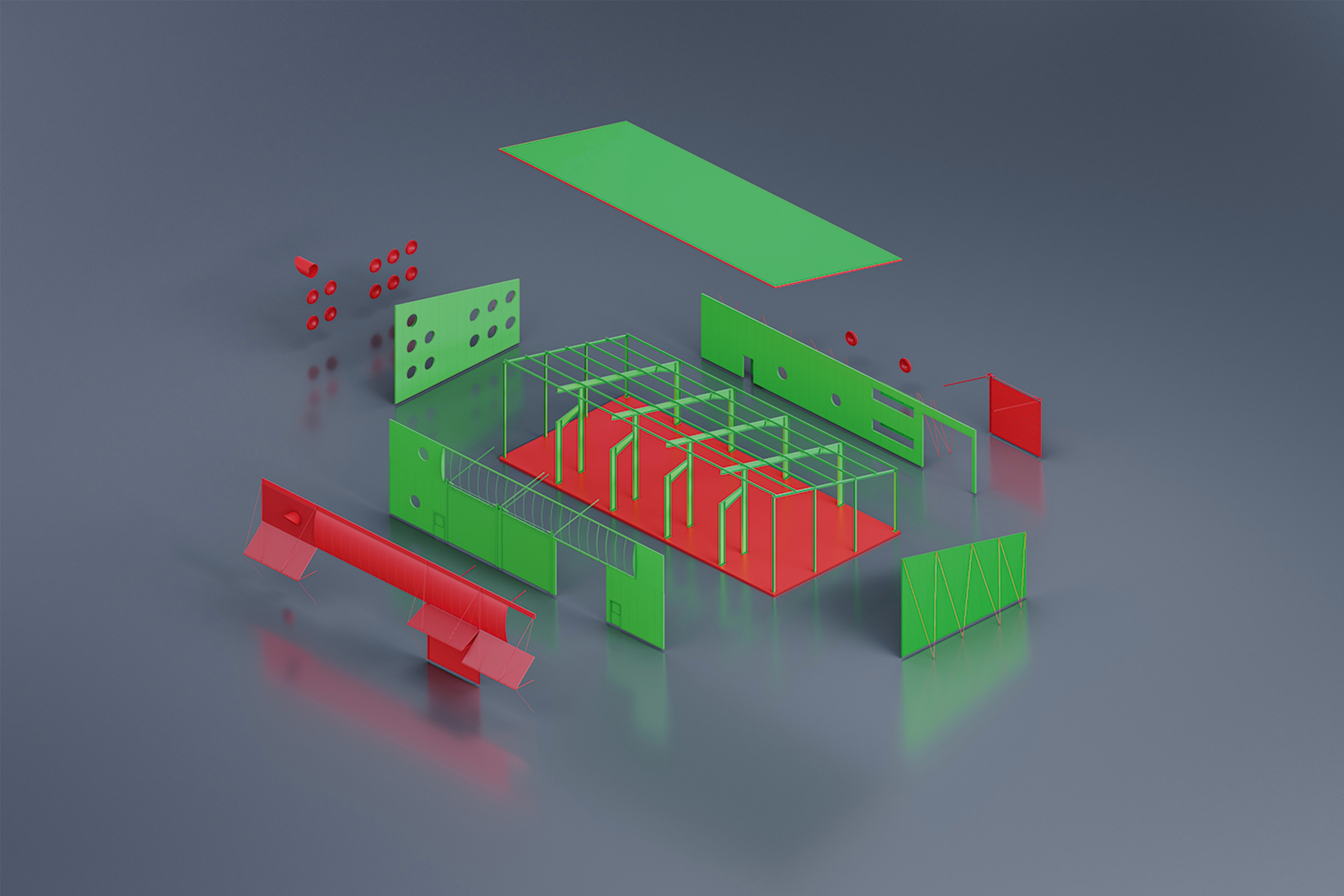 Fassade Elemente Peccia