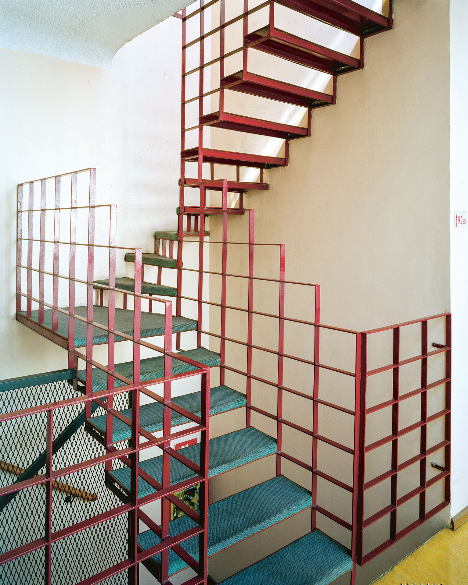 Via Ormea, Treppenhaus 1970–1974