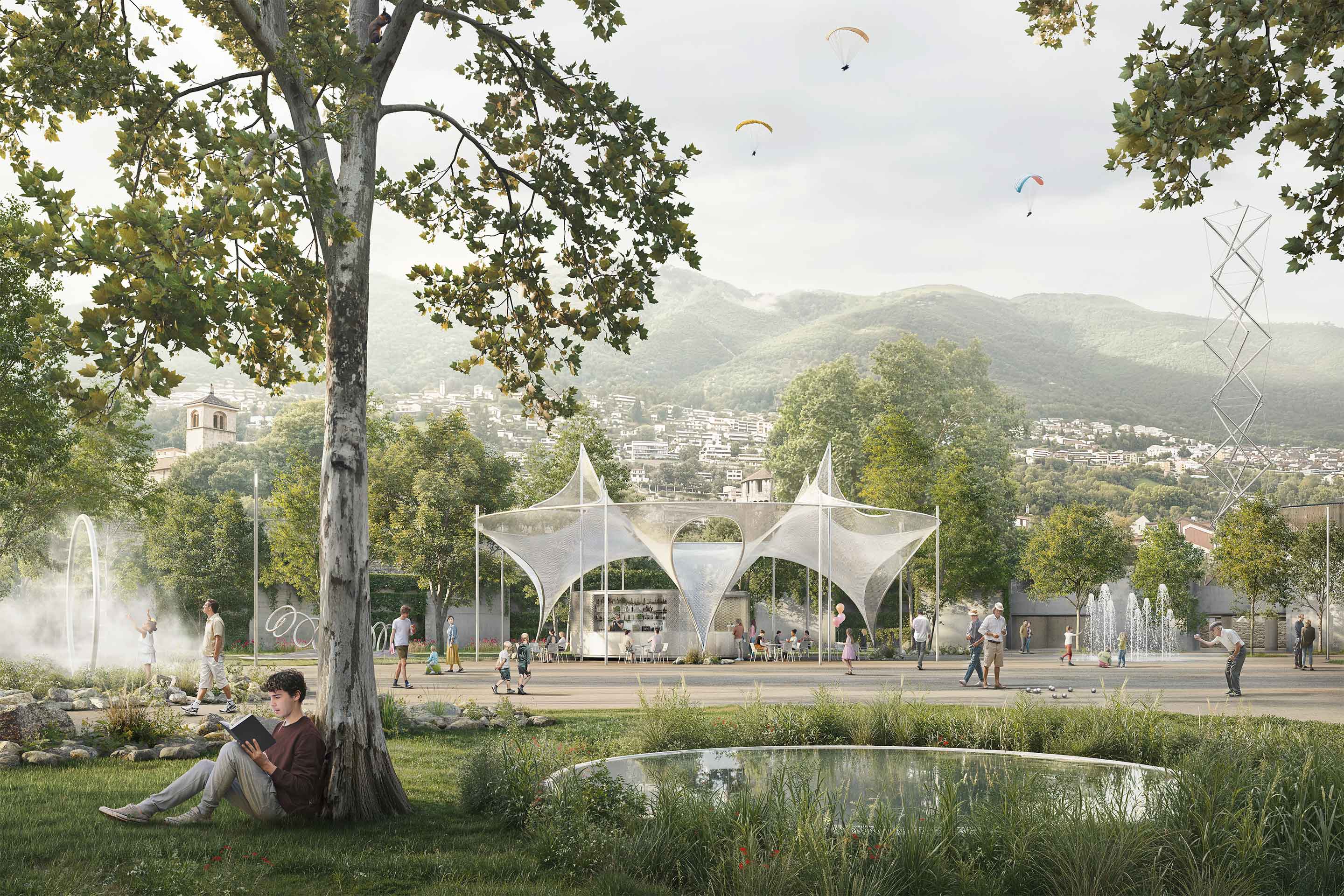 Locarno rotonda Castello un giardino per la città