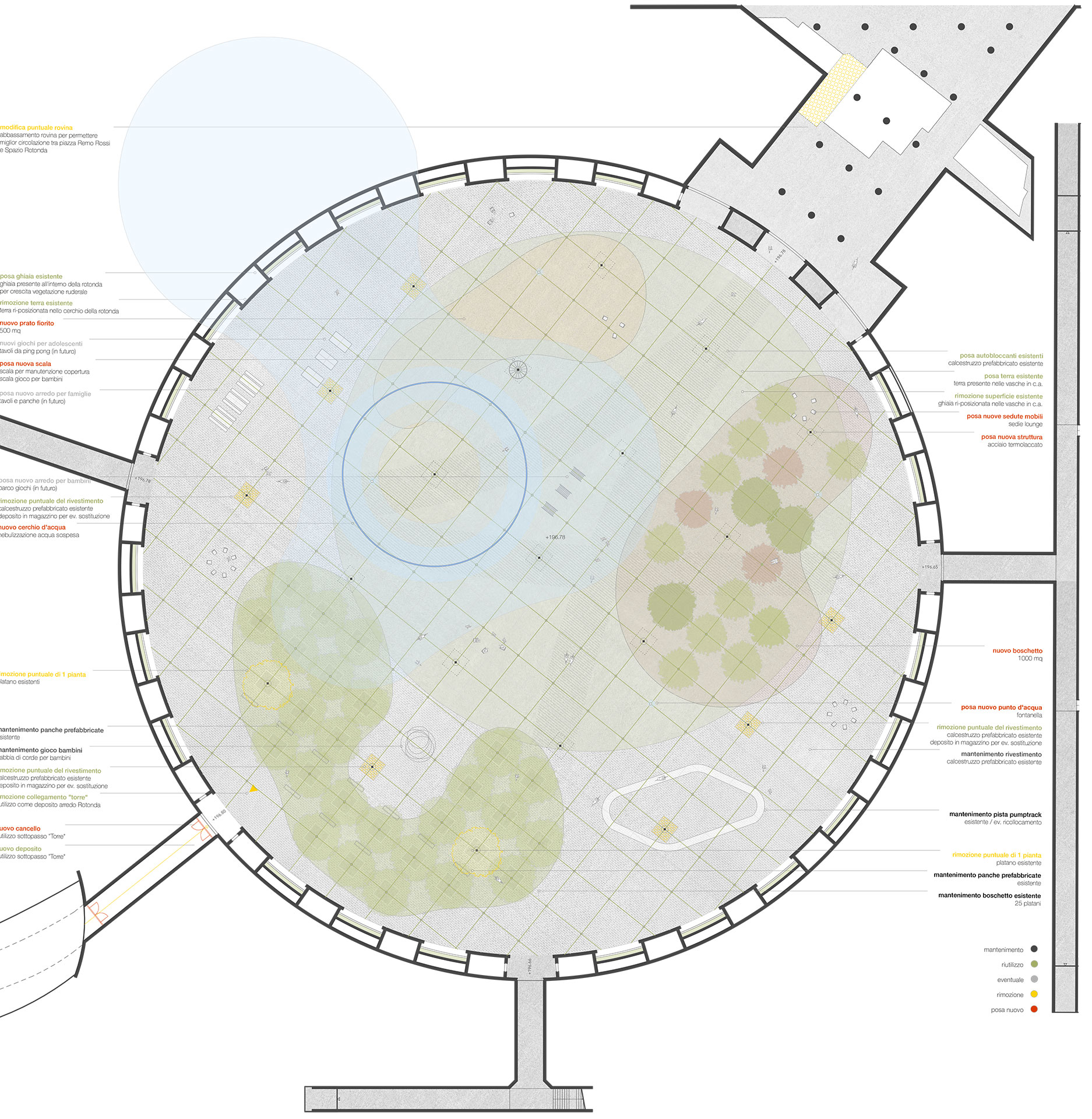 Locarno rotonda Castello la grande pergola