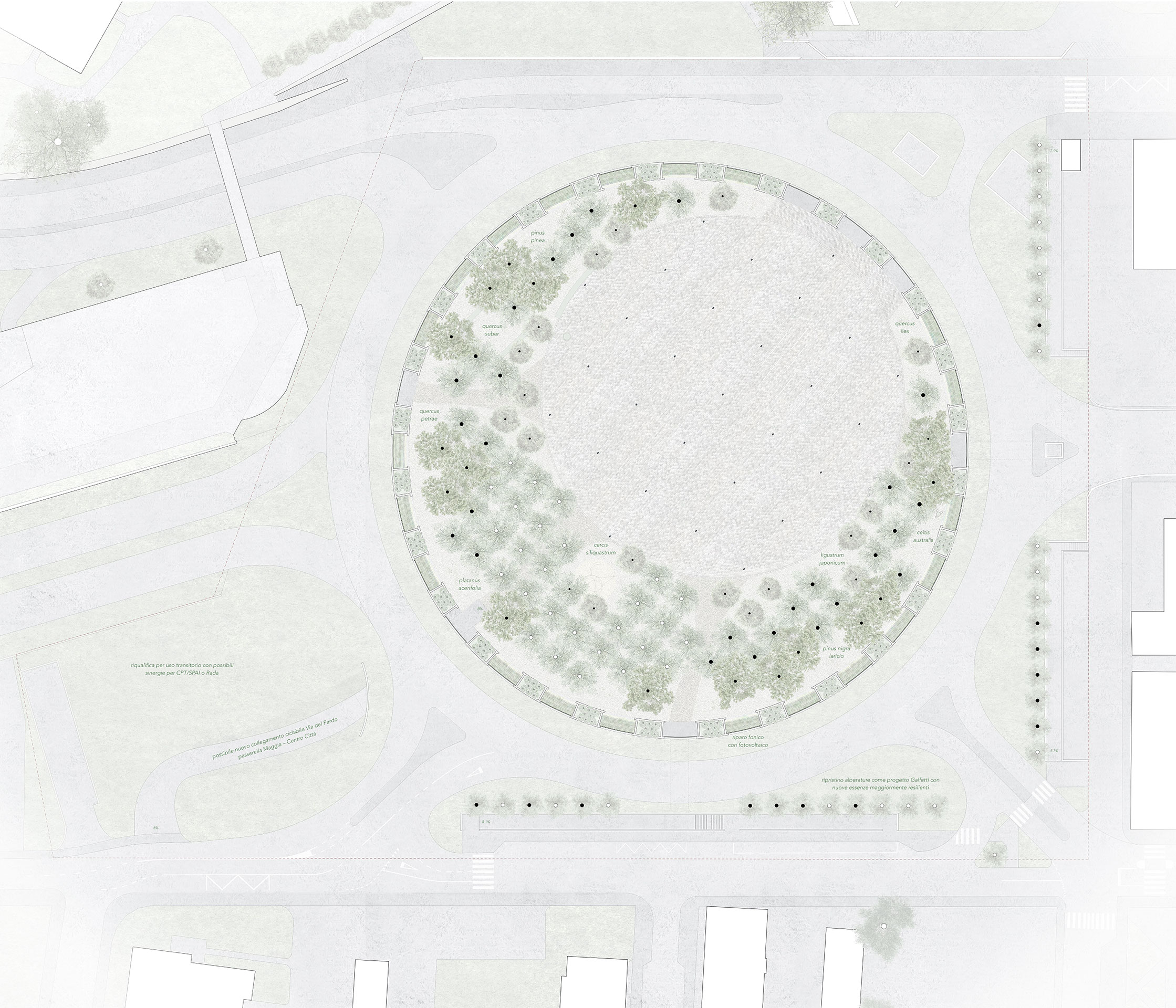 Locarno rotonda Castello L’eclisse