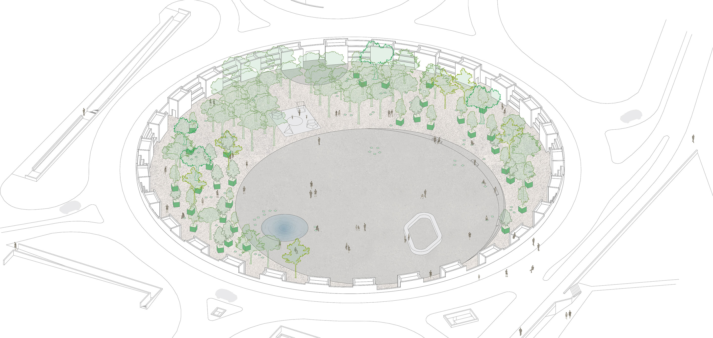 Locarno rotonda Castello vivaio urbano