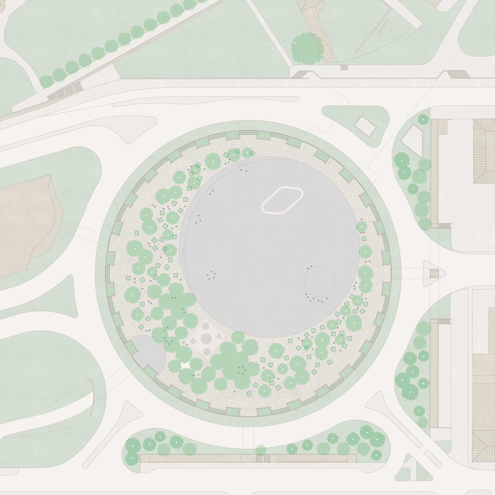 Locarno rotonda Castello vivaio urbano