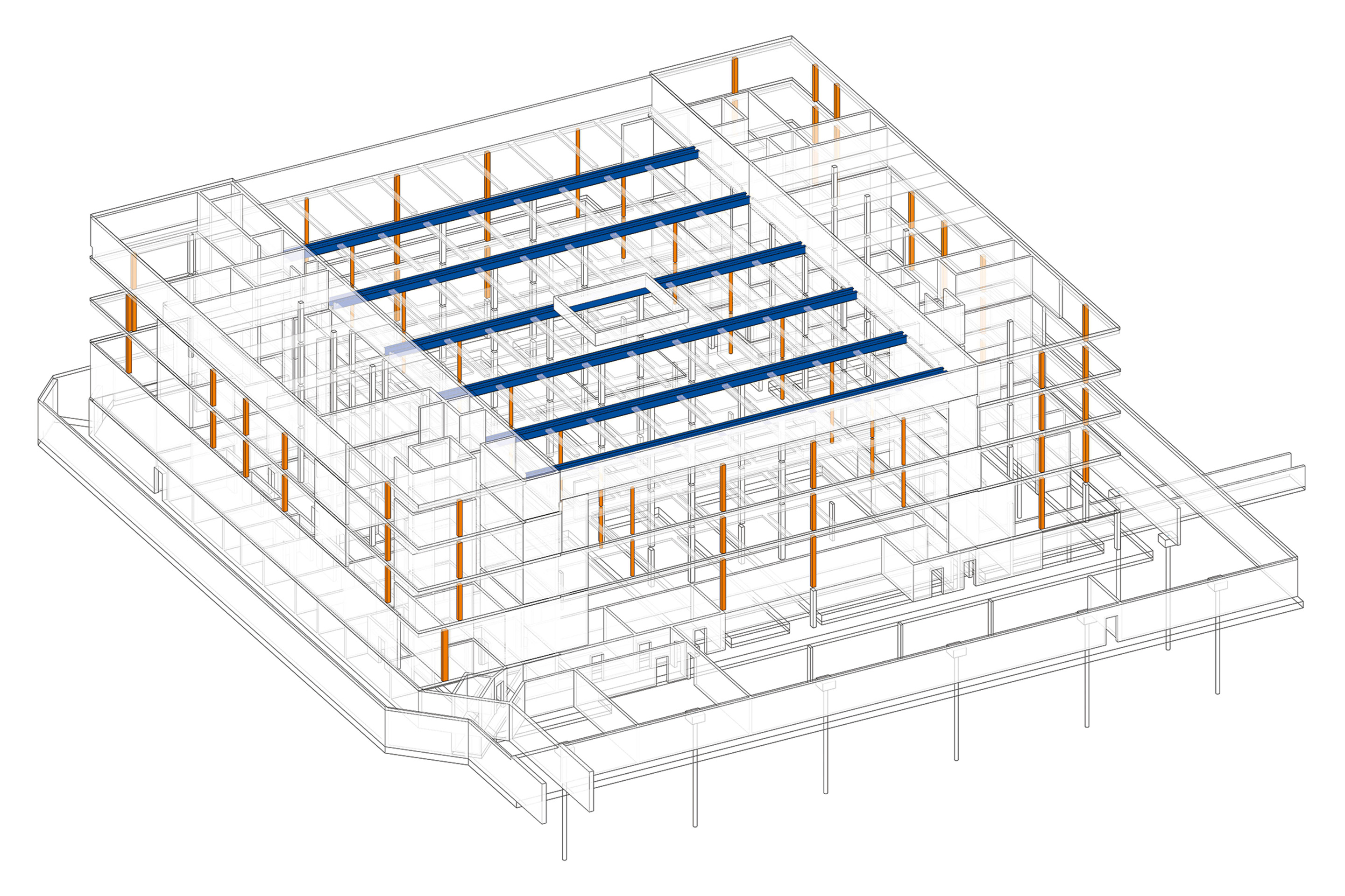 Wiederverwendung IPE Traeger in uptown Basel als Verbundtraeger