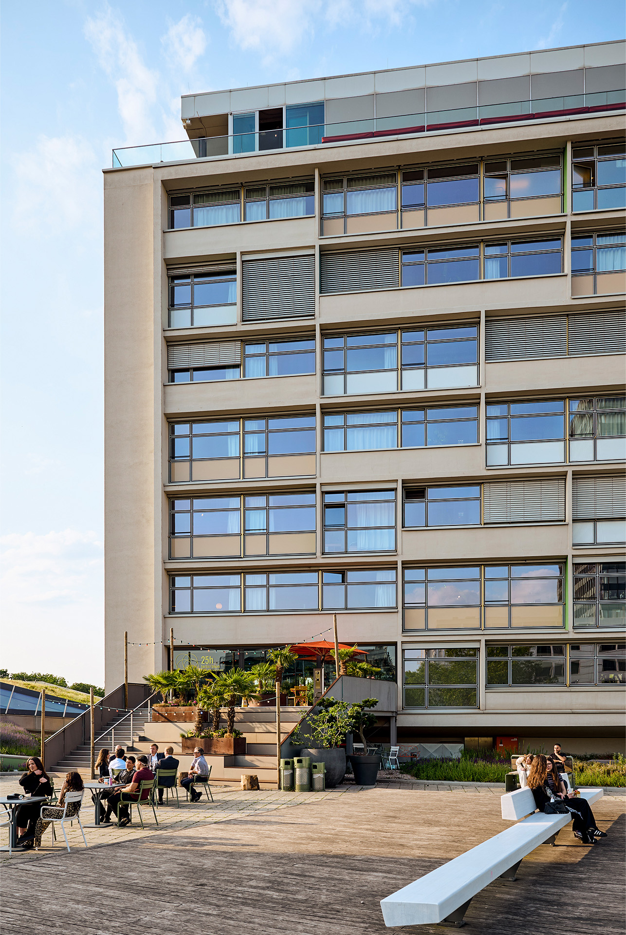 25hours Hotel Bikini Berlin, Aussenansicht.