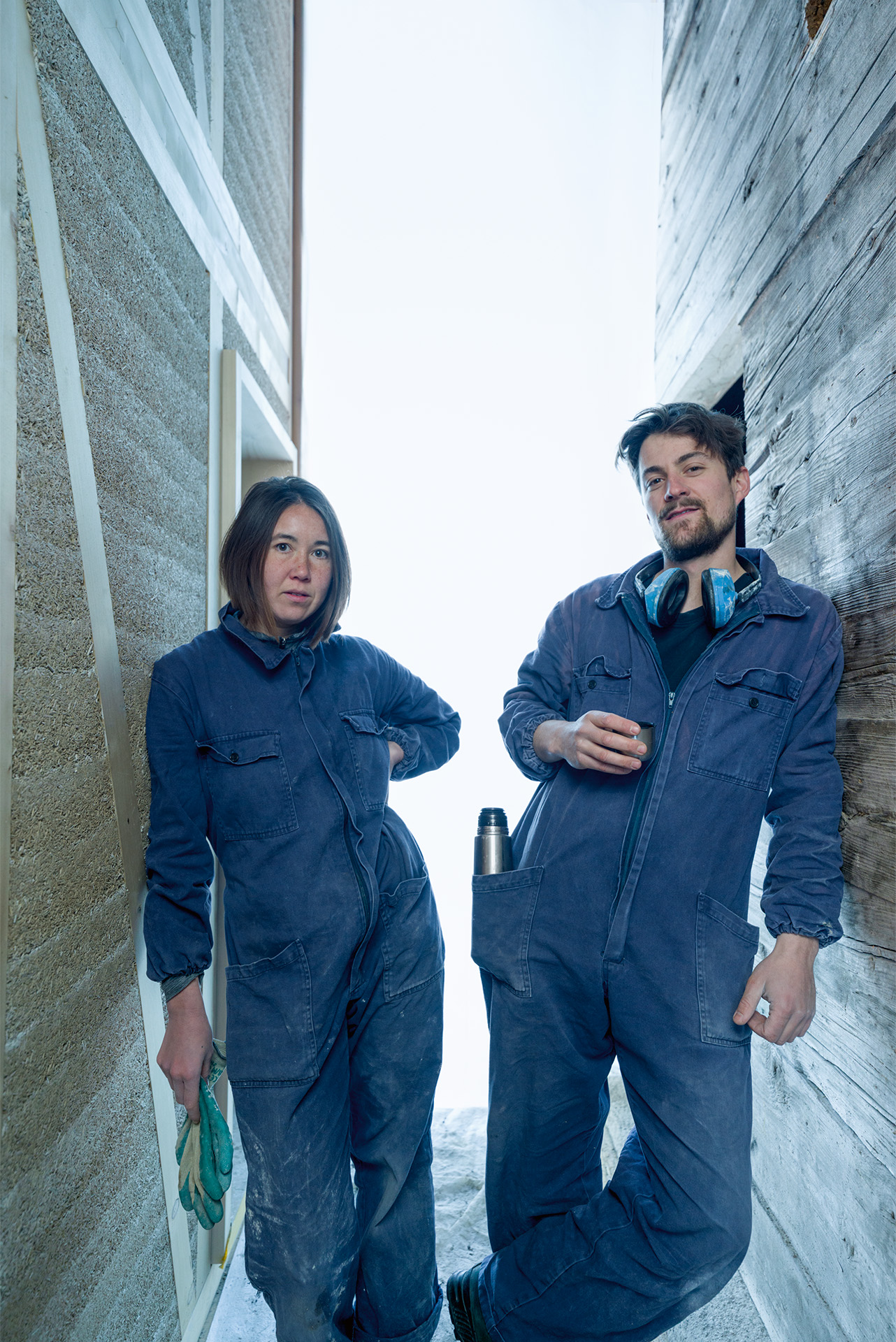 Beim von ihnen geplanten Umbau der Casa Sogn Flurin legten Abigail Stoner und Daniel Schneider selbst Hand an.