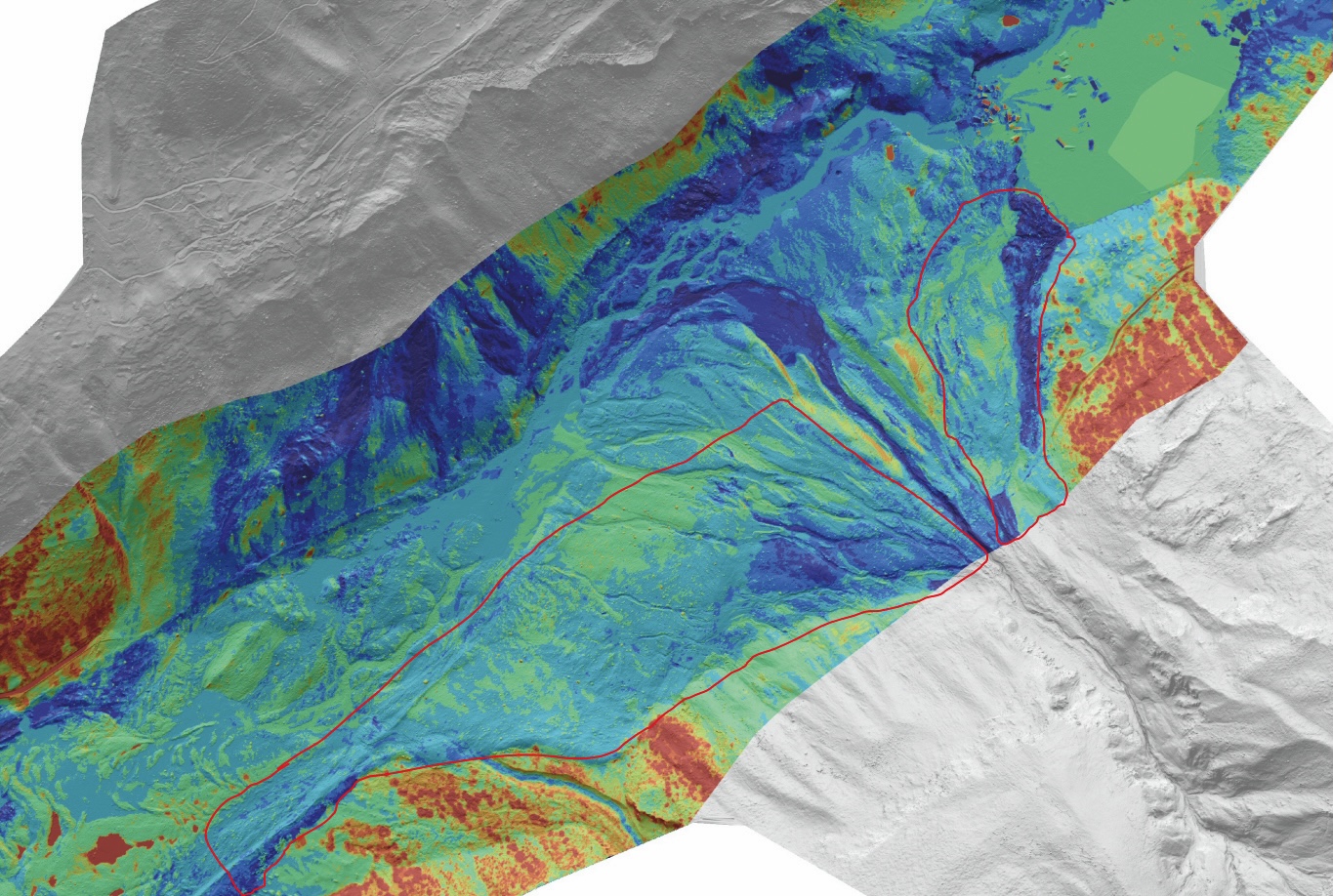 Relevé thermique de la zone de dépôt, 10.06.2025