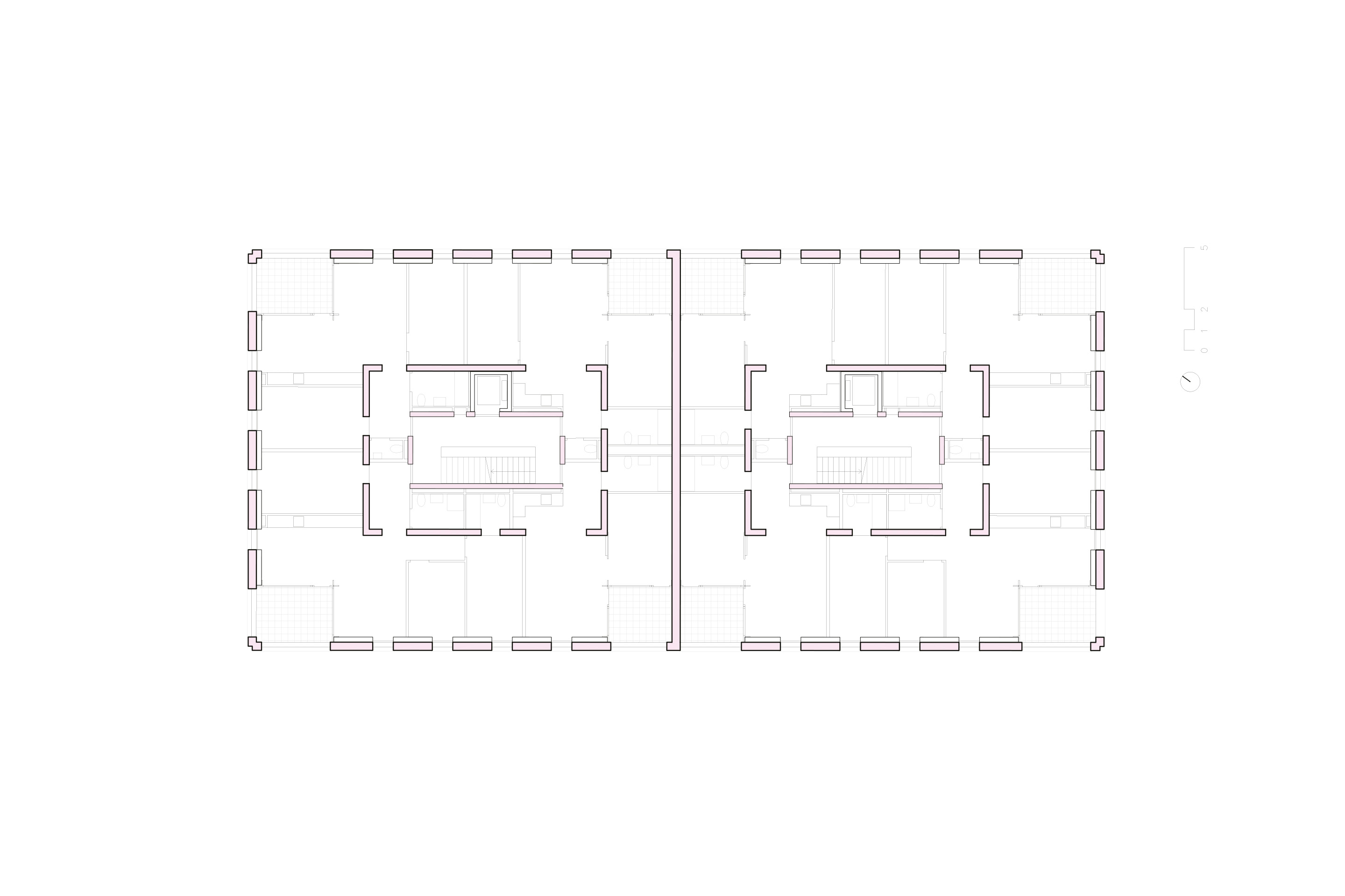 Les sciers Plan les Ouates Tragwerk Naturstein Grundriss