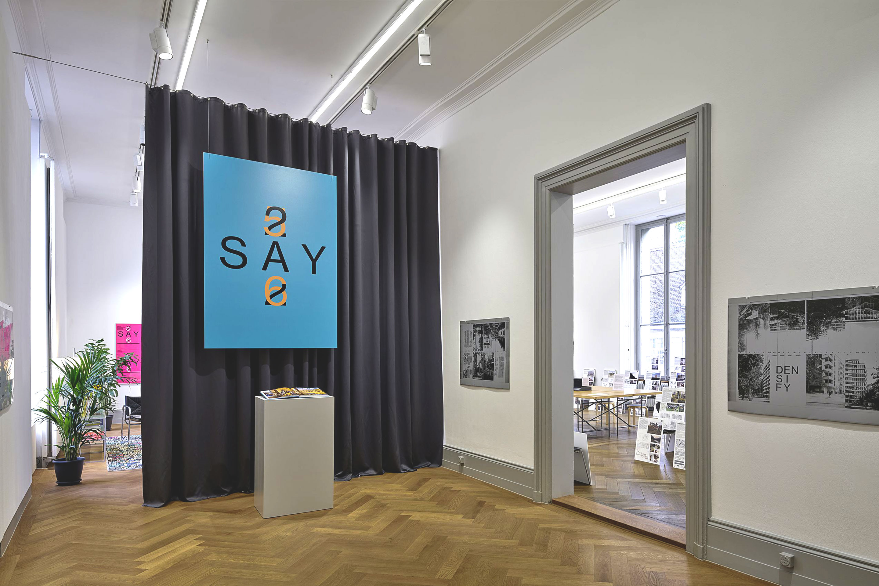 Blick in die Ausstellung im Schweizerischen Architekturmuseum