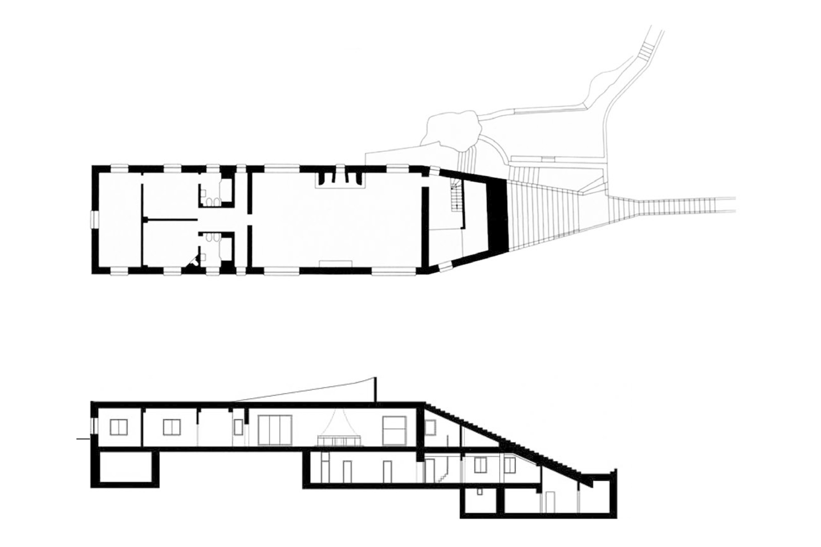 domestic-rituals-casa-malaparte-plan-section