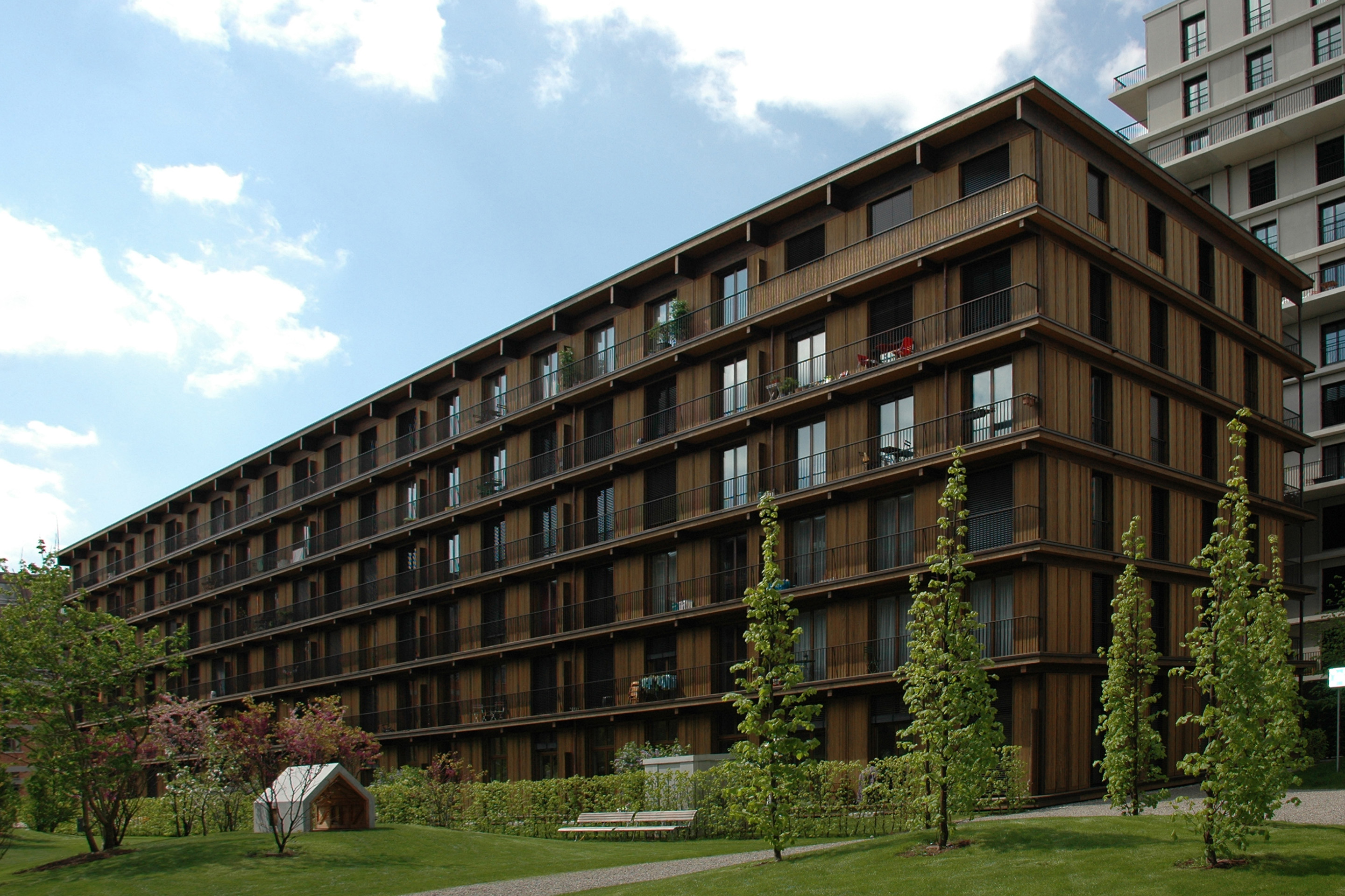 Mehrfamilienhaus in Holzbauweise im Freilager Zürich