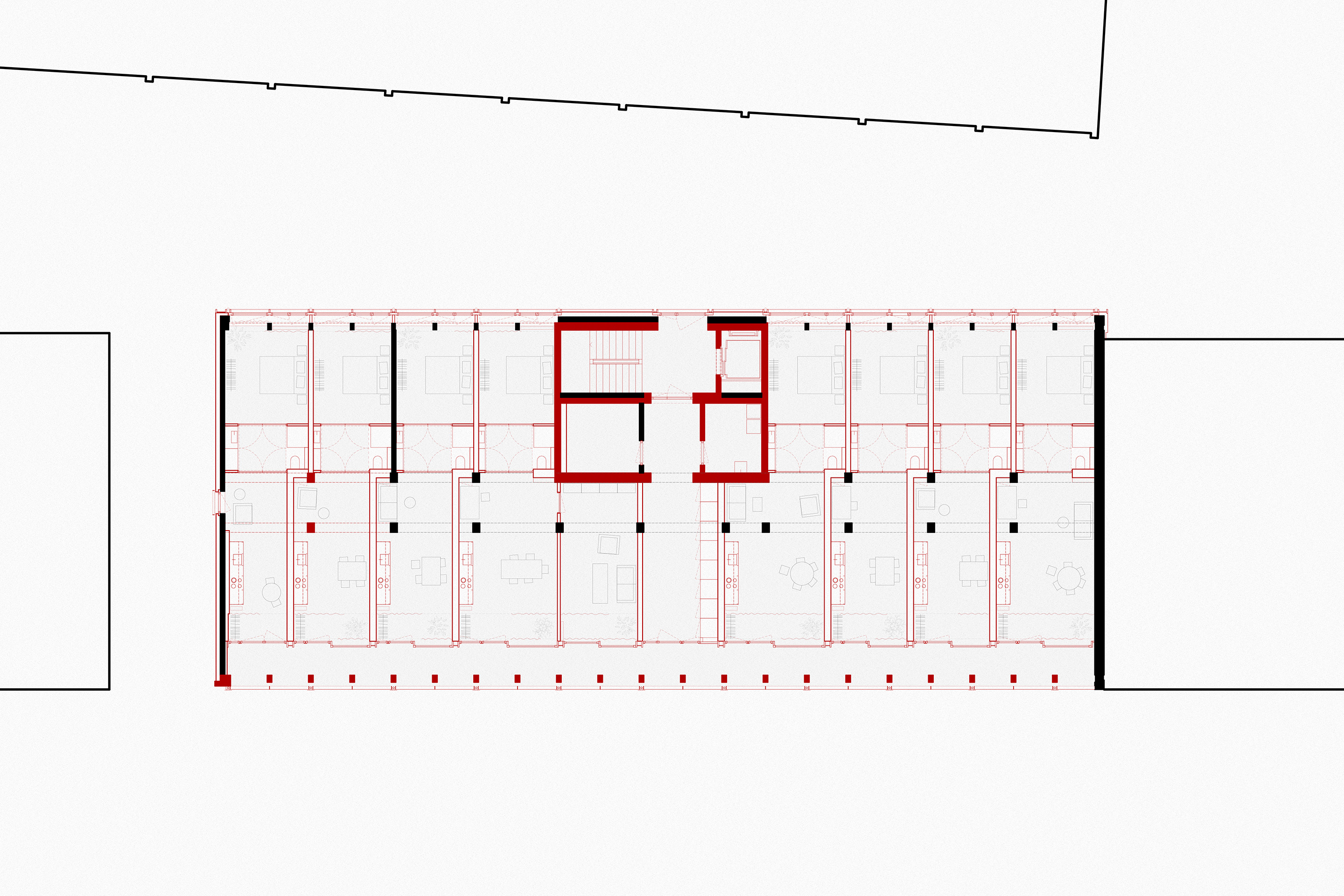 1. Obergeschoss mit «Klapp-Bad».