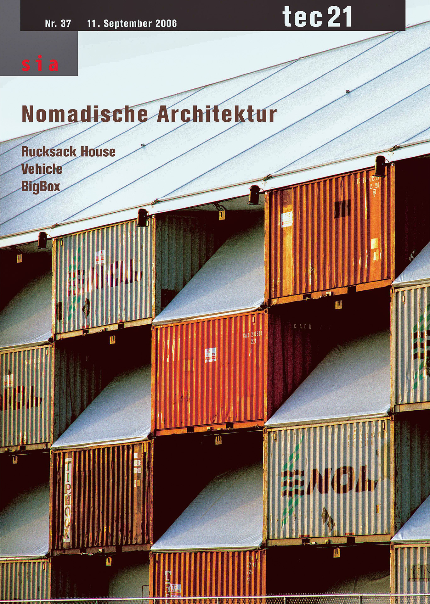 tec21 37/2006 Nomadische Architektur