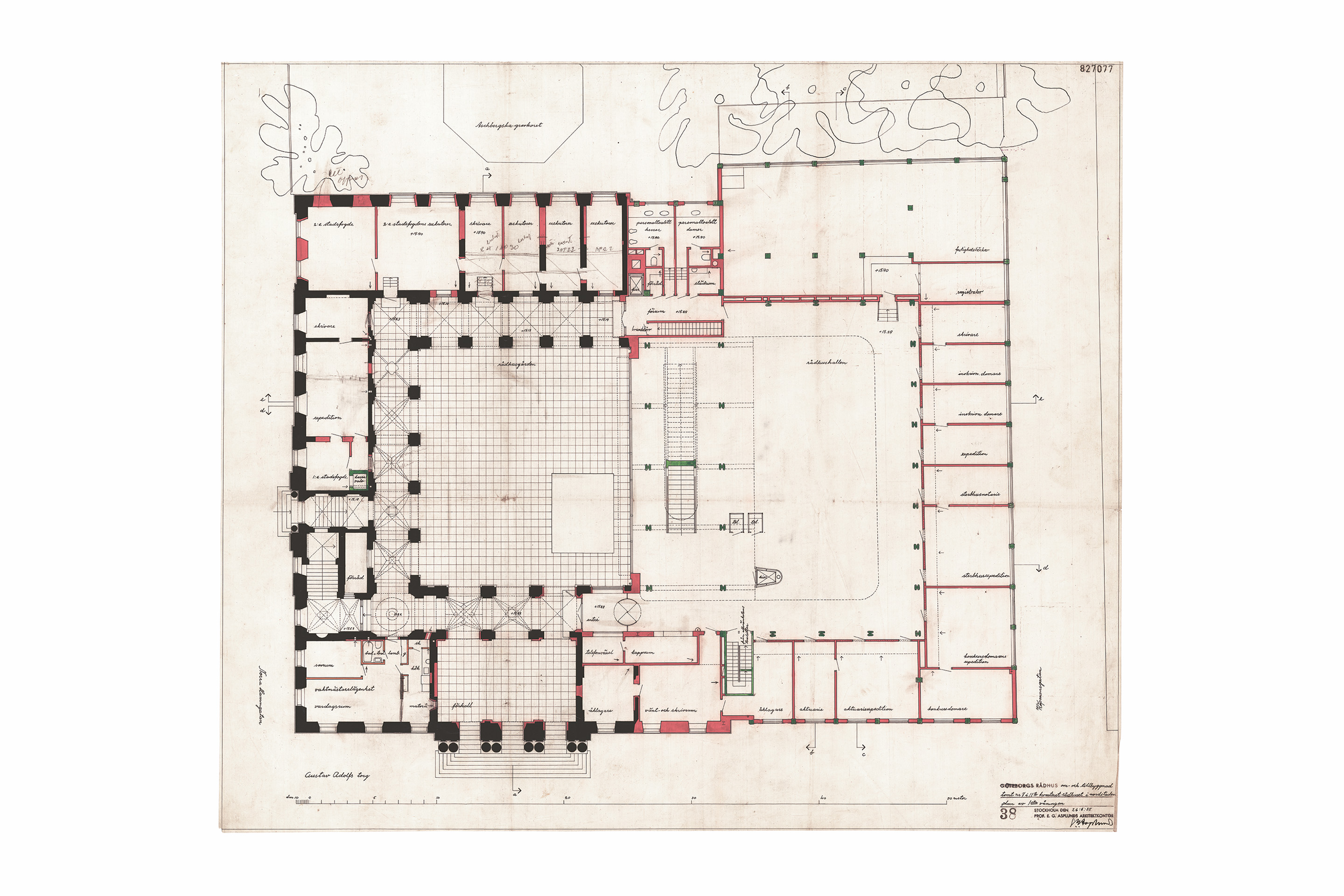 Asplund-Rådhuset-courthouse-goteborg-ground-floor