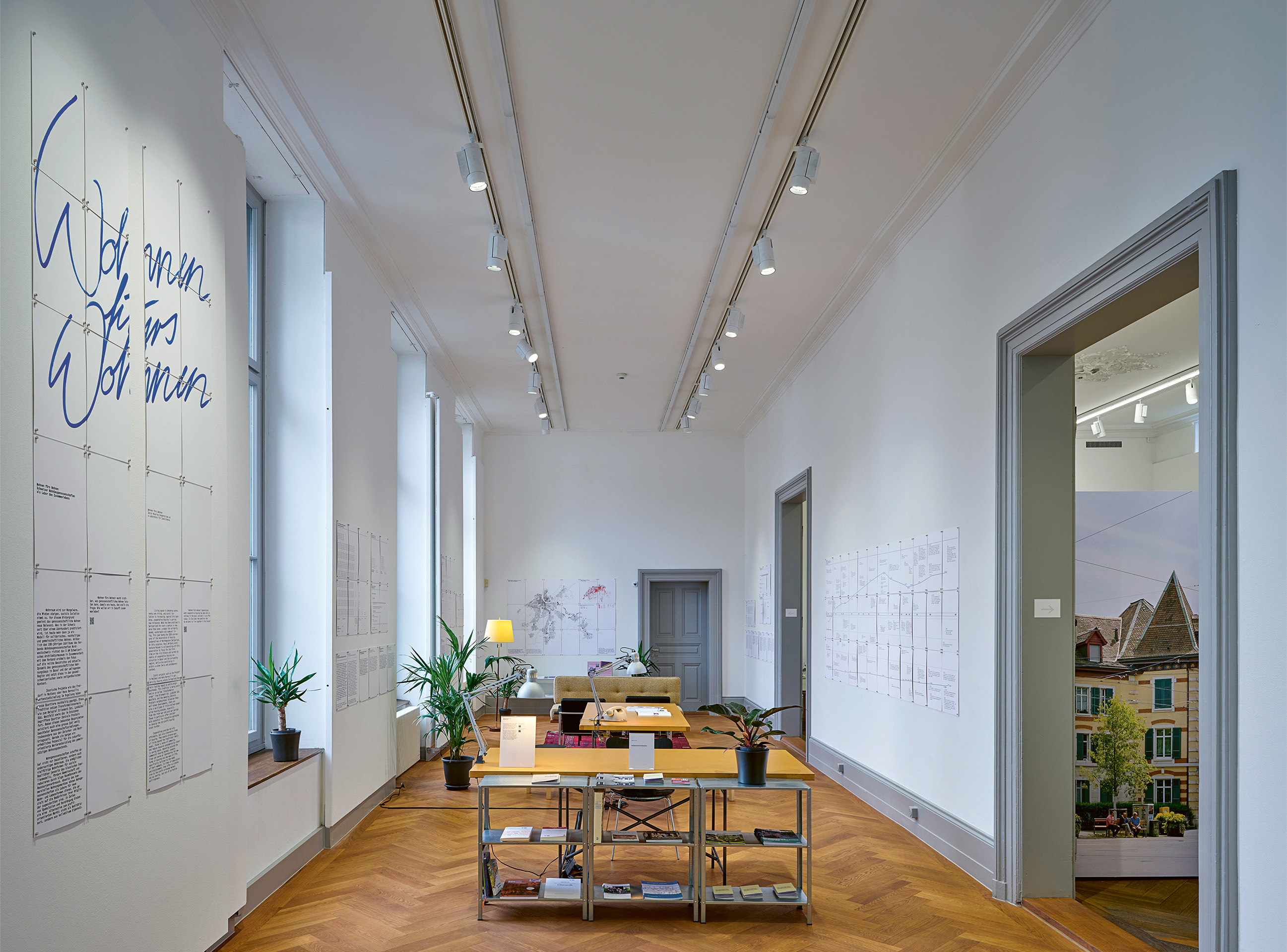 S AM Ausstellungsansicht «Wohnen fürs Wohnen»