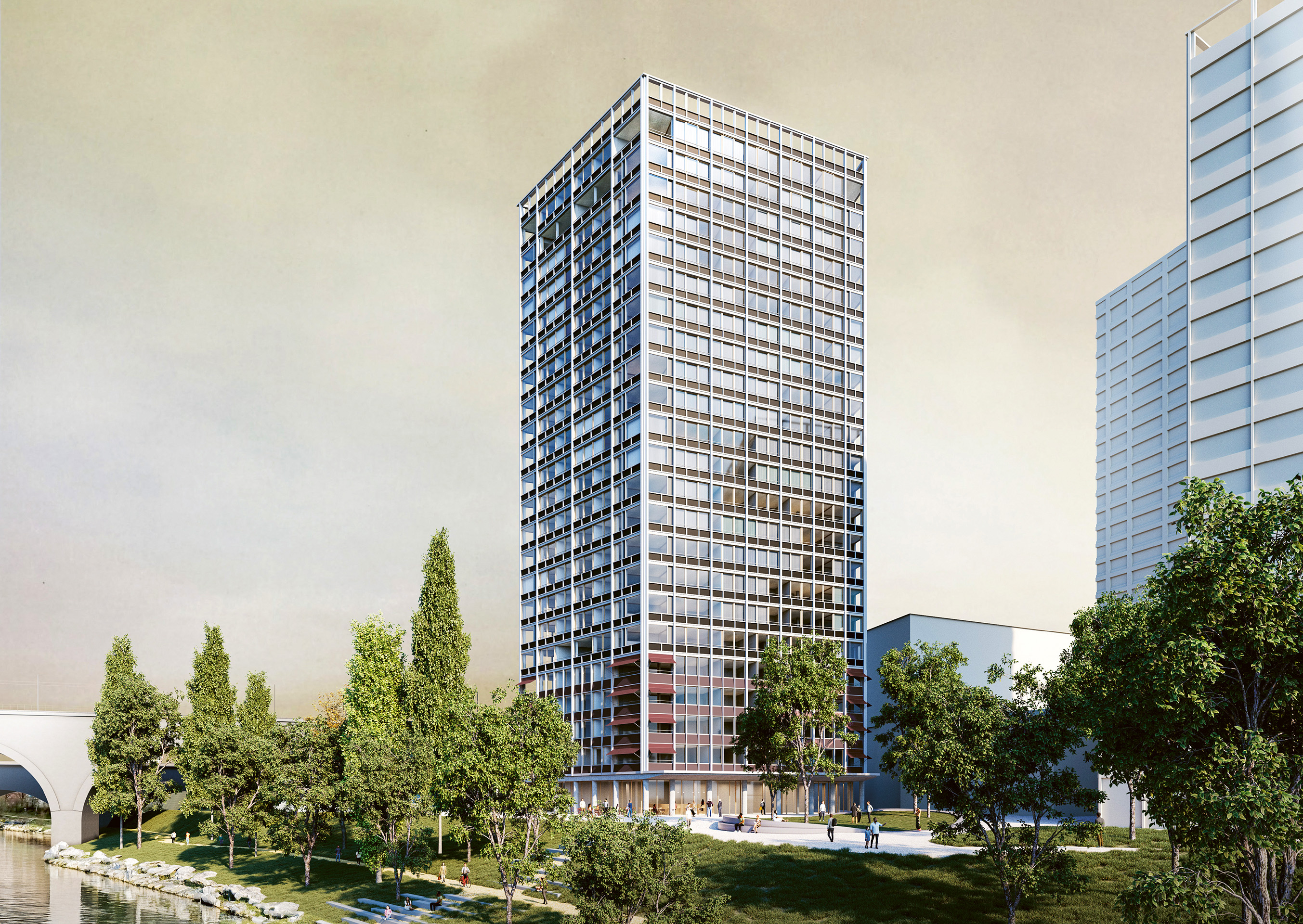 Birstower Muttenz Burkhard Meyer Visualisierung