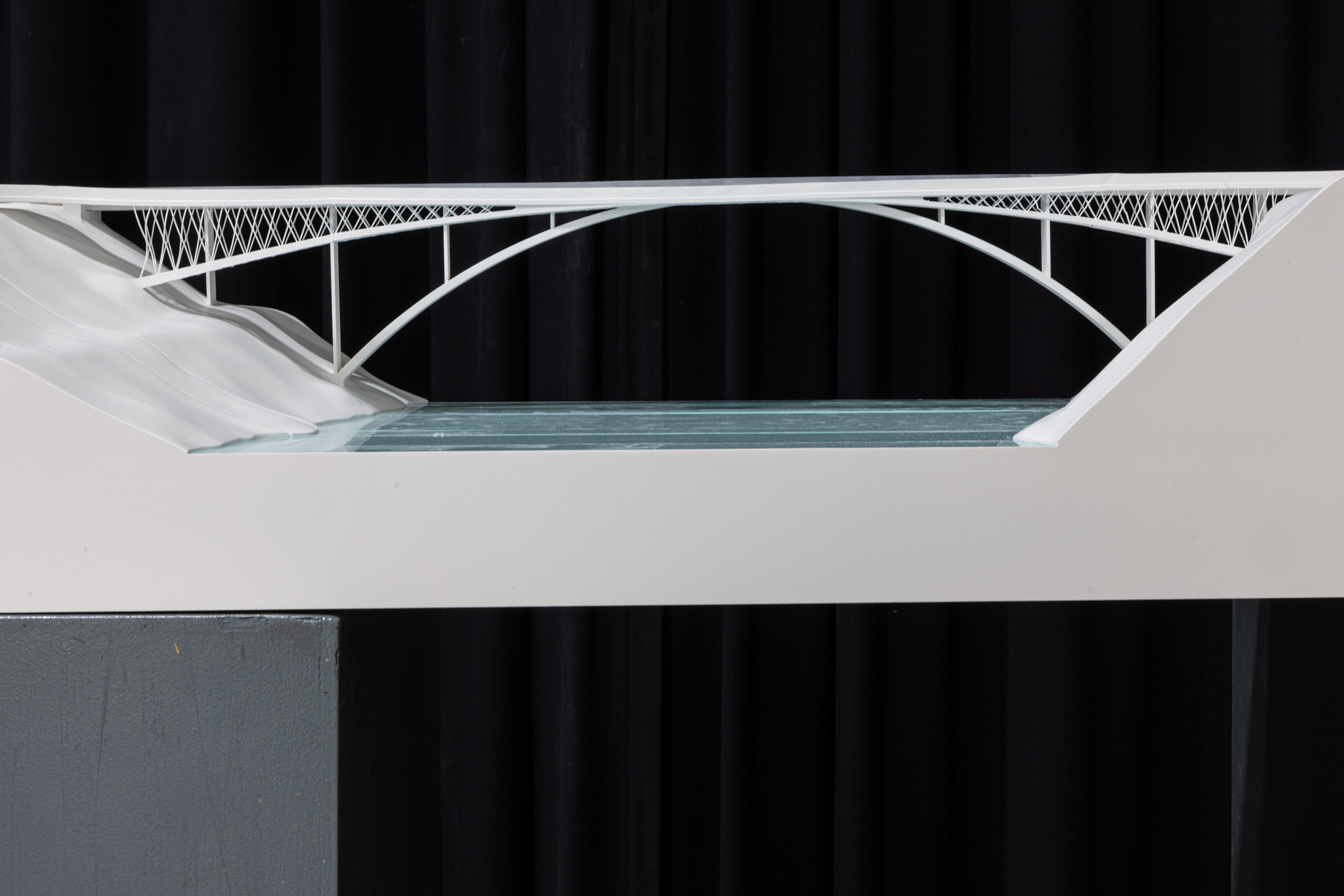 Footbridge Chur 2025 Tamins Modellfoto Gesamtansicht