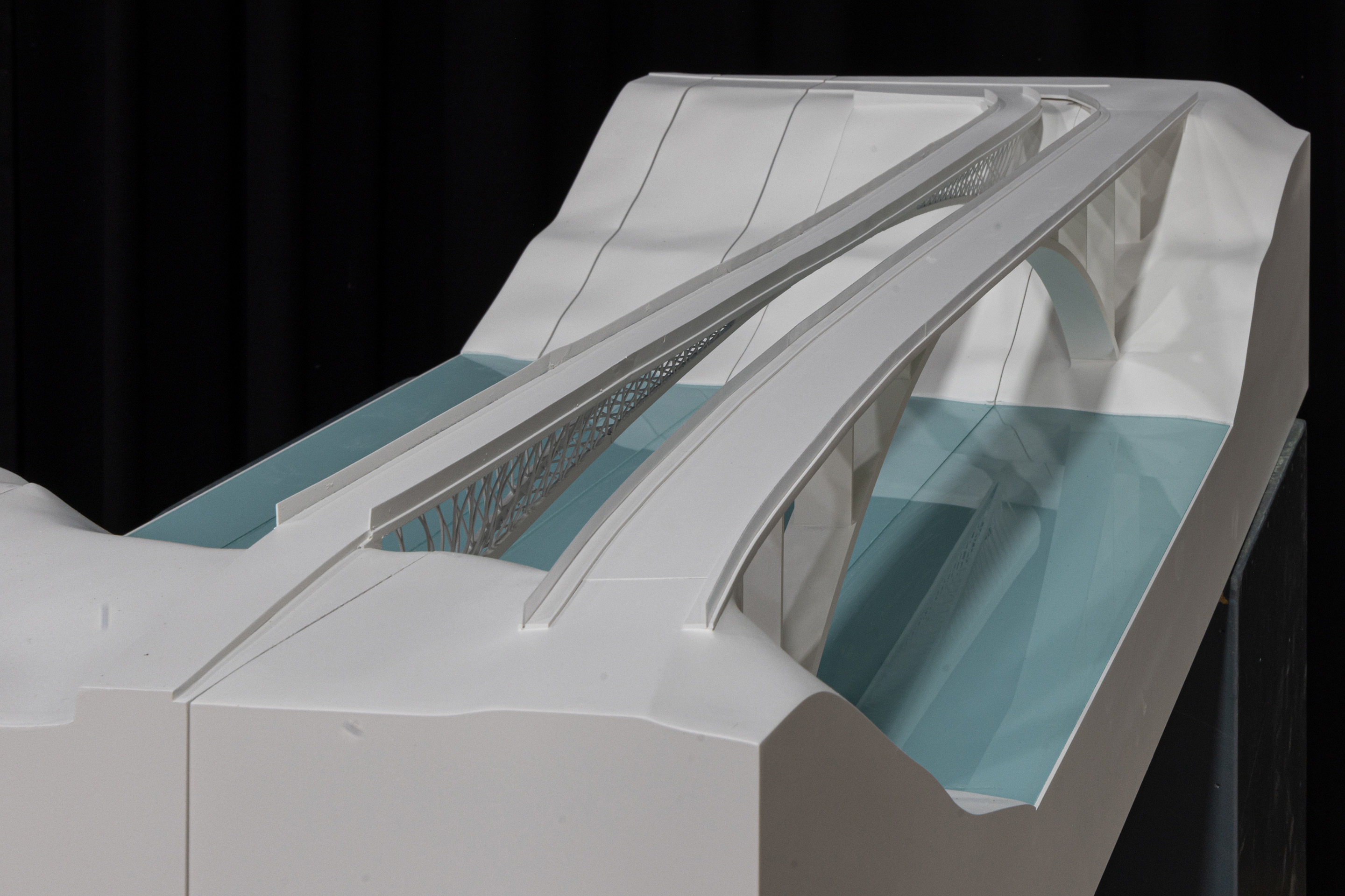 Footbridge Chur 2025 Tamins Modellfoto Überblick