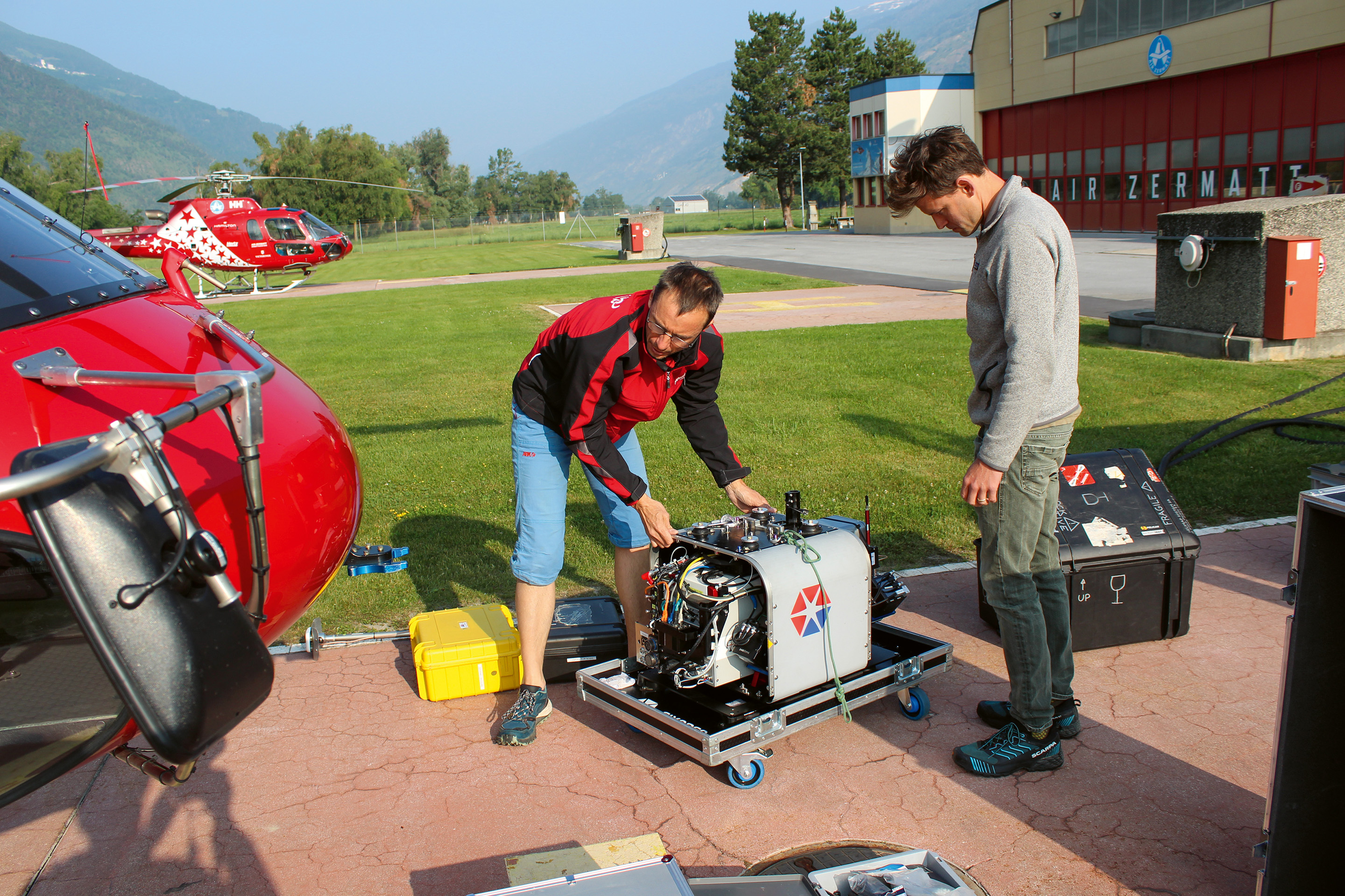 Blatten Bergsturz Vermessung Lidar Foto