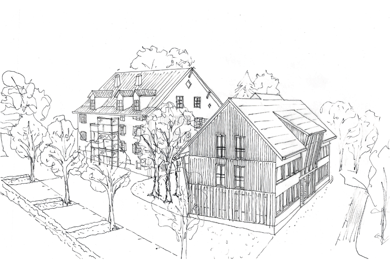 aeugst albis dorfkern volta