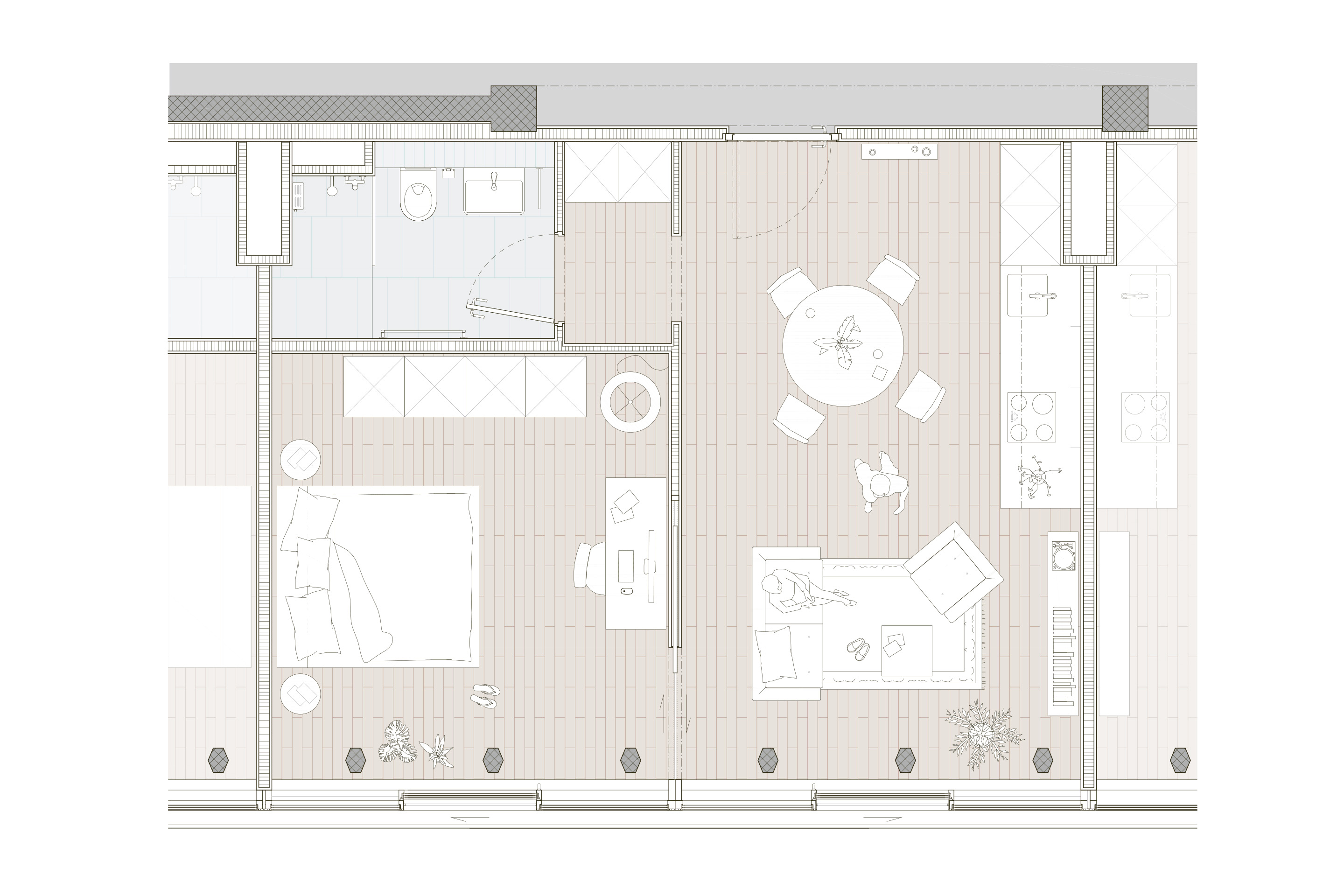 Bollwerk Basel Diener Diener Grundriss Wohnung