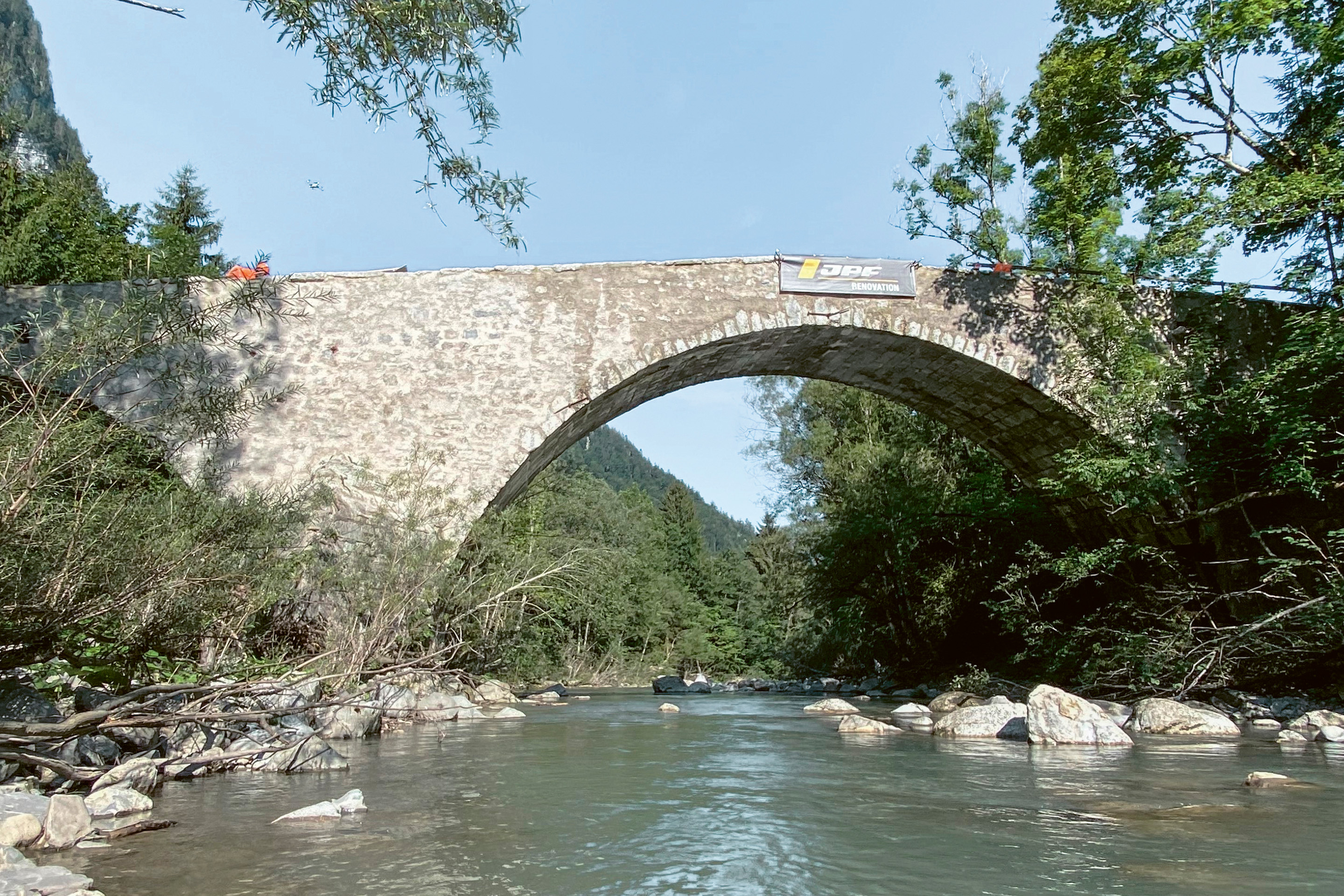 Pont «Rose-Marie» en phase finale de la restauration