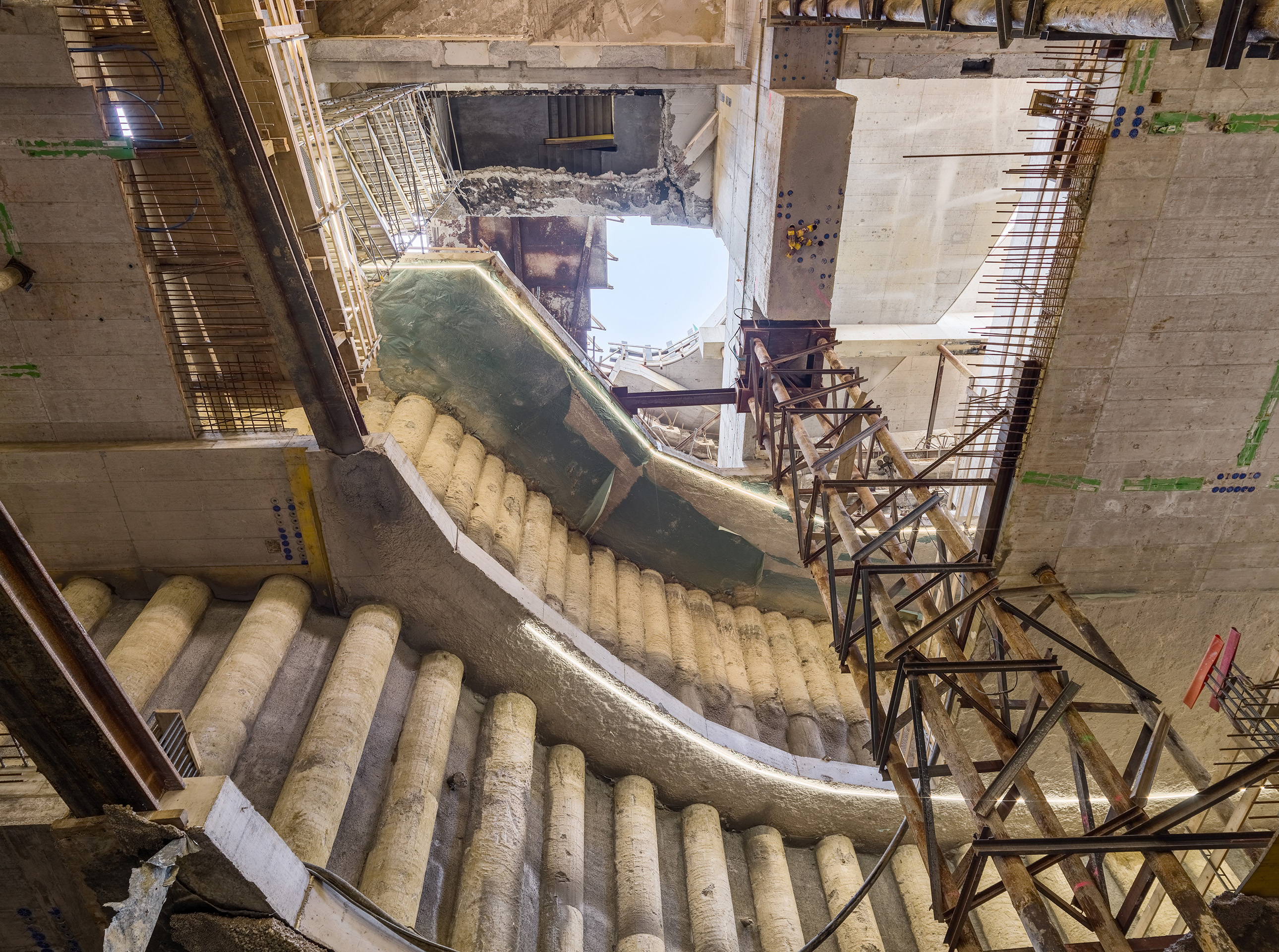 Unterer Graben Deckelbauweise Tiefgarage Bohrpfahlwand Mikropfahlturm