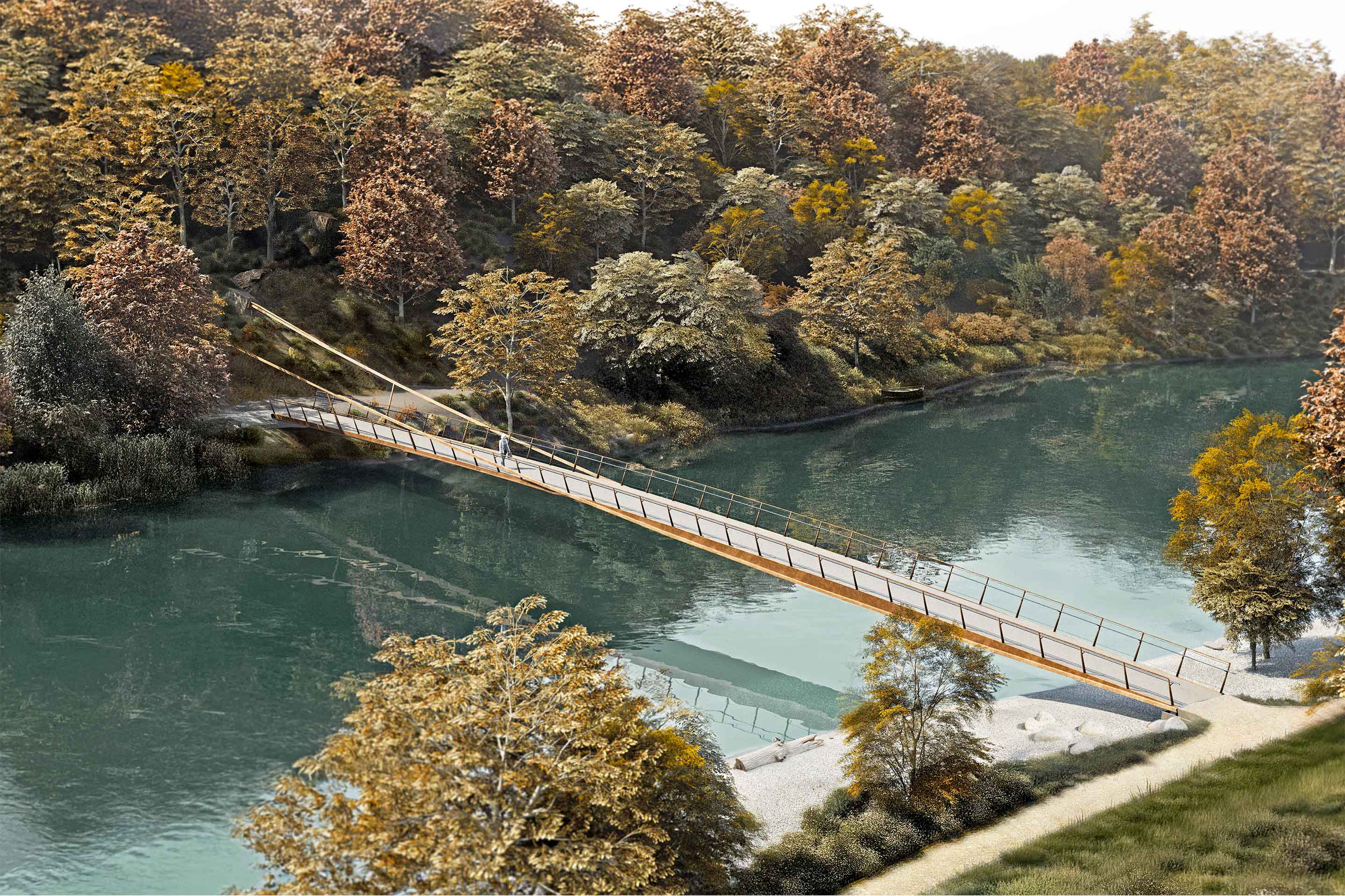 Bremgarten Aaresteg Zehendermätteli Fädli i de Luft