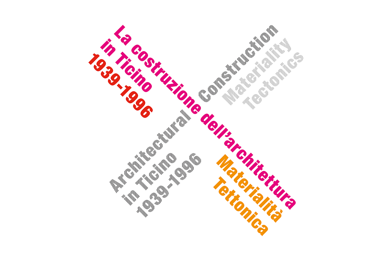 La costruzione dell'architettura in Ticino, 1939-1996. Materialità e tettonica, Mendrisio, 8 maggio - 20 dicembre 2026