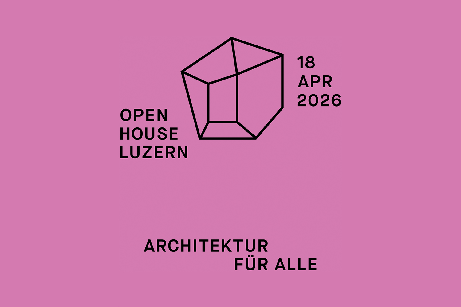 Open House Luzern, 18. April 2026