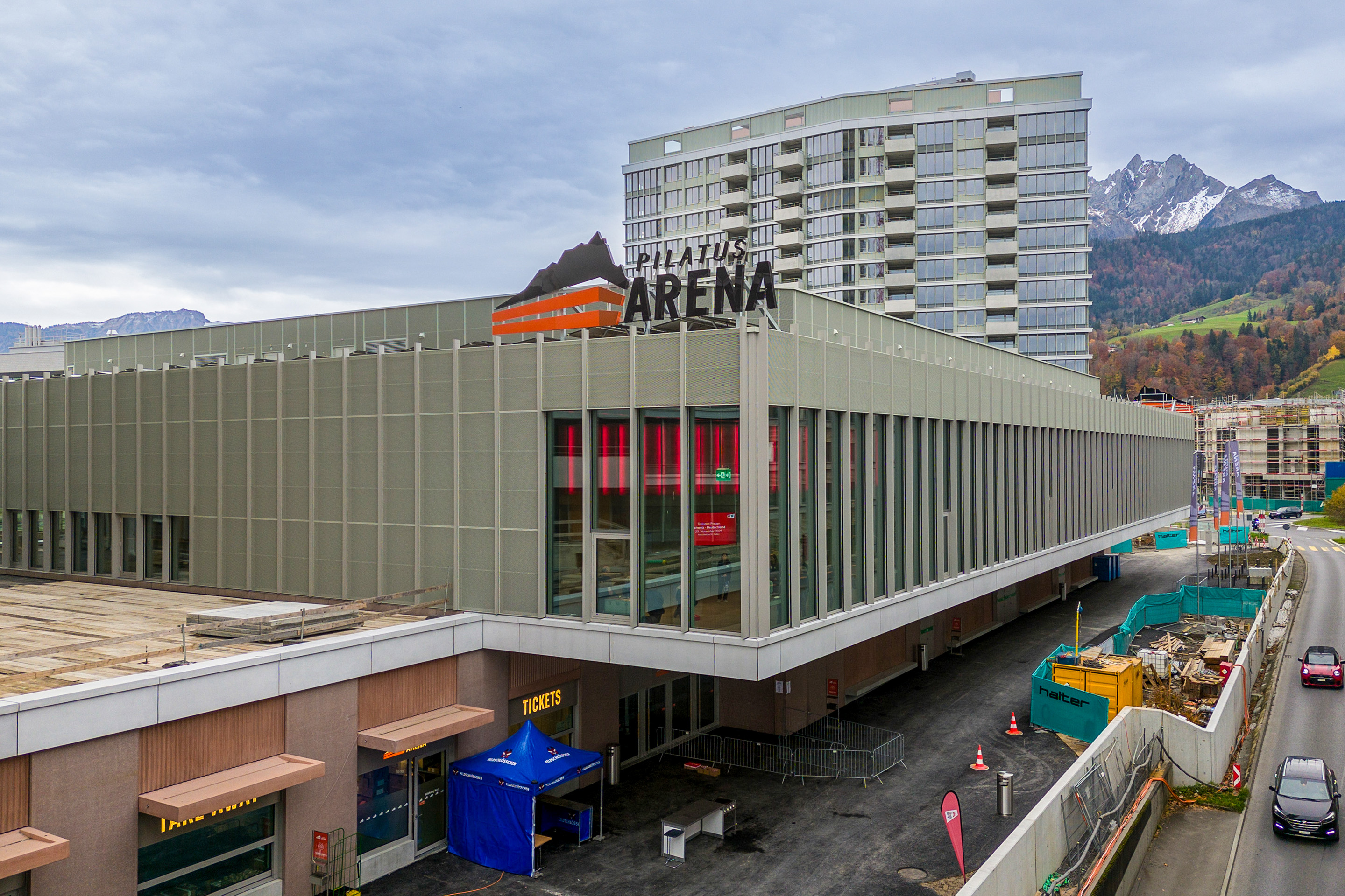 Stadtbalkon Pilatus Arena Kriens