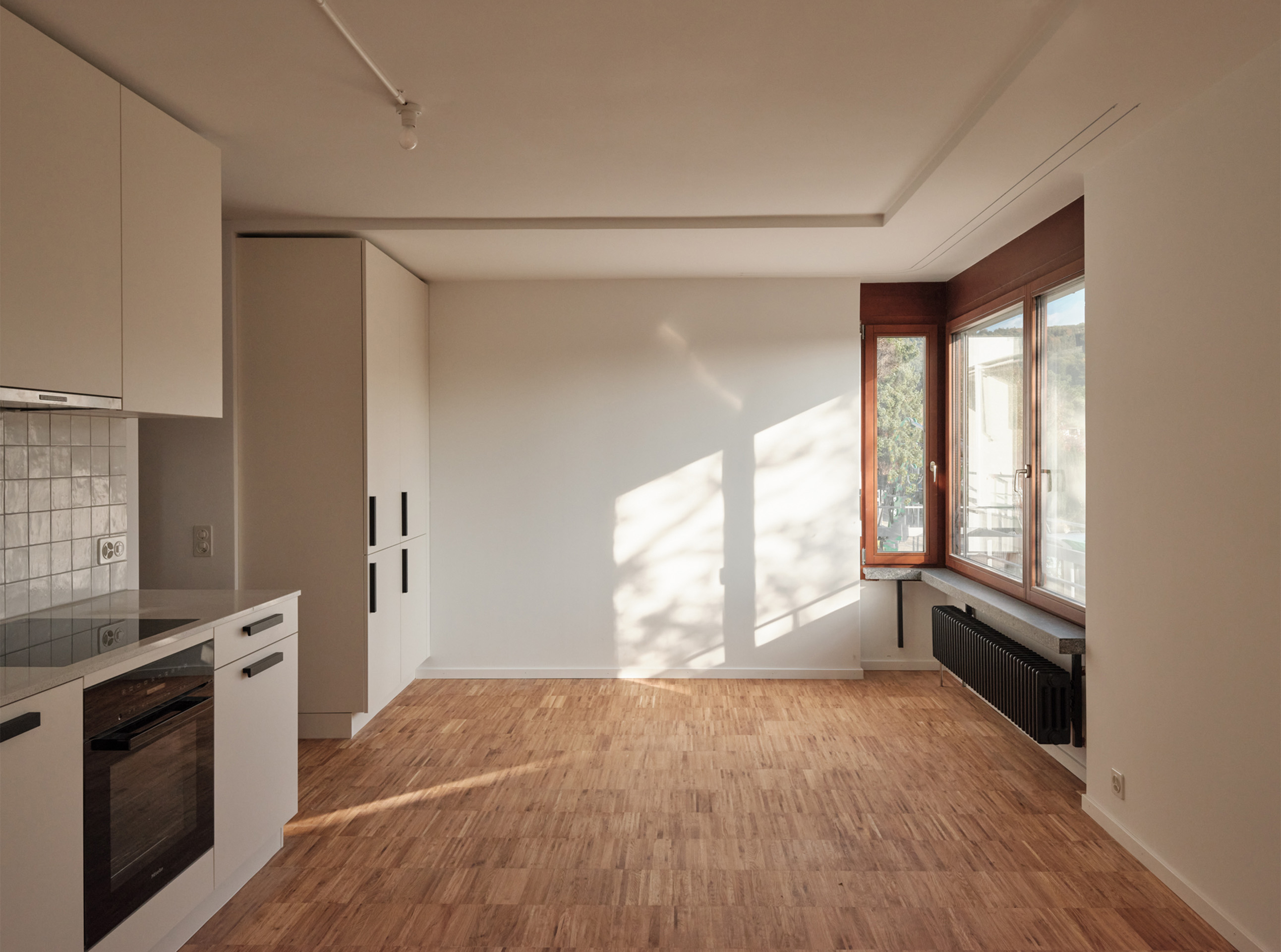 Küche der Eckwohnung im Haus A