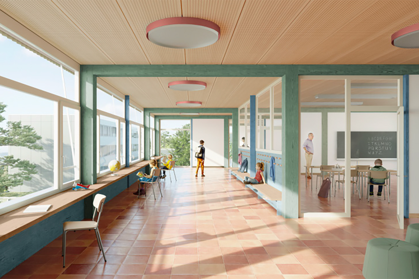 Düdingen Wolfacker Esplanade