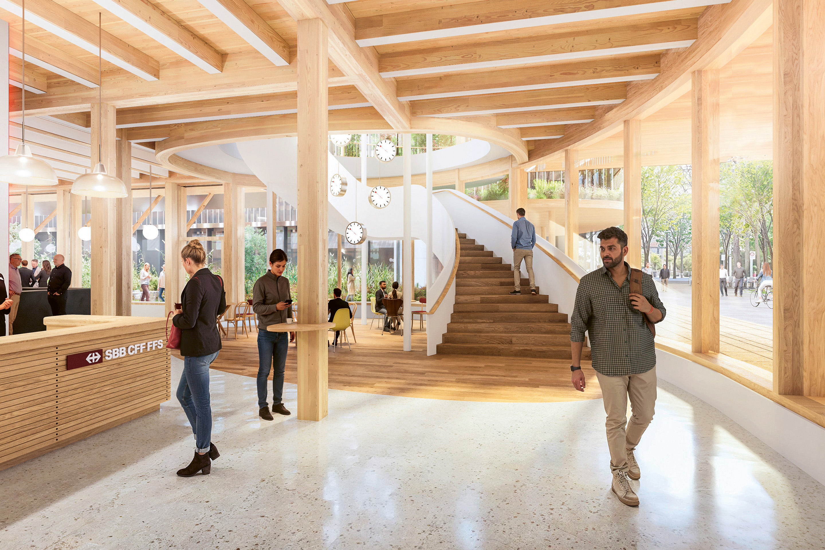 WankdorfCity Bern HdM Lobby