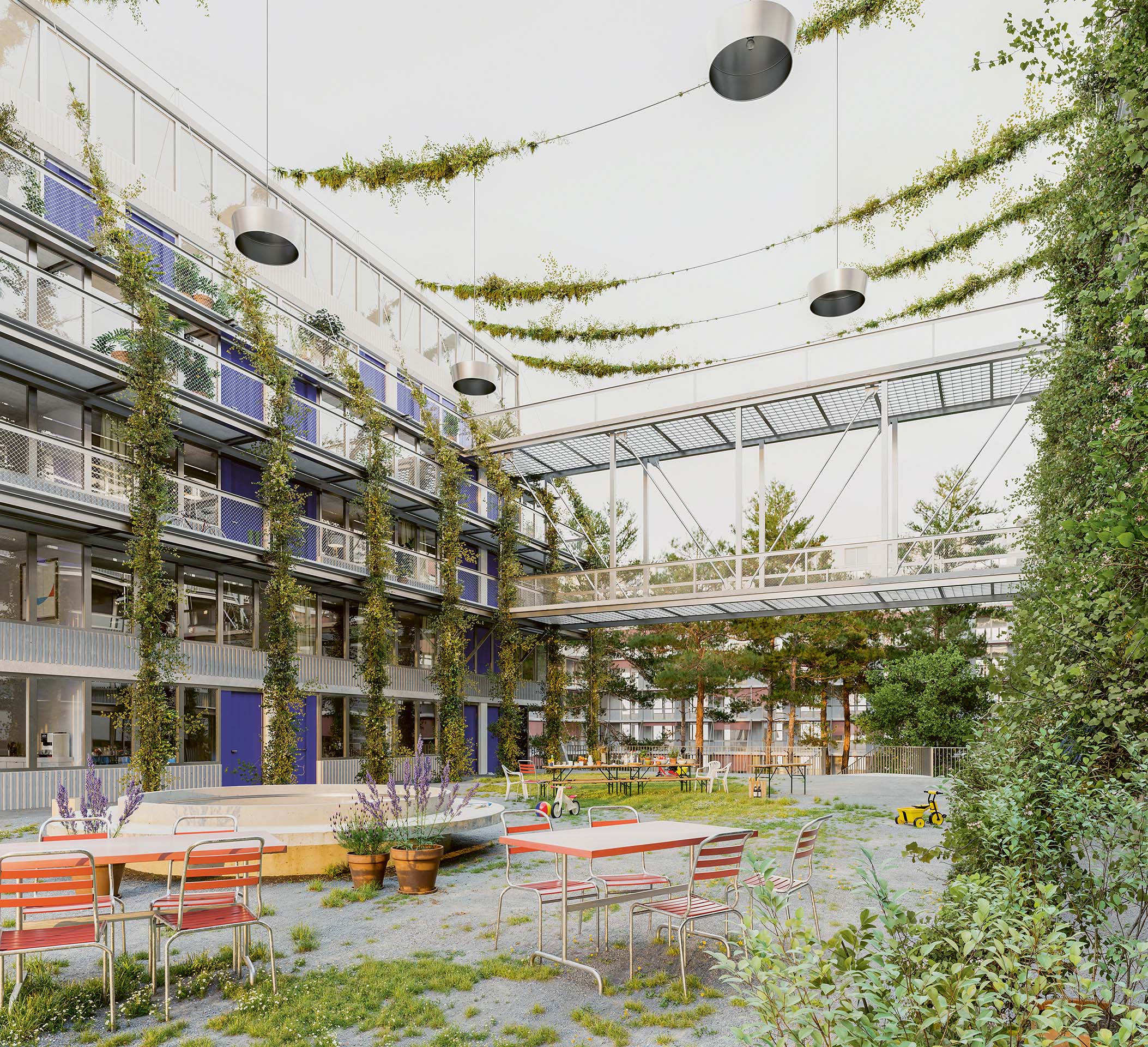 Riehenring Basel Visualisierung Familienhof