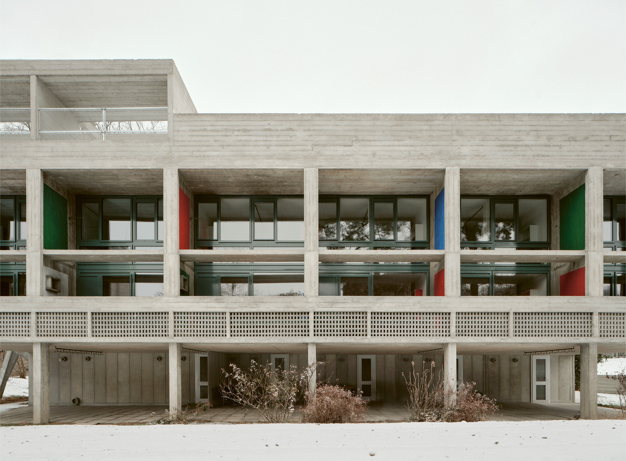 Siedlung Flamatt 1 Hauptfassade
