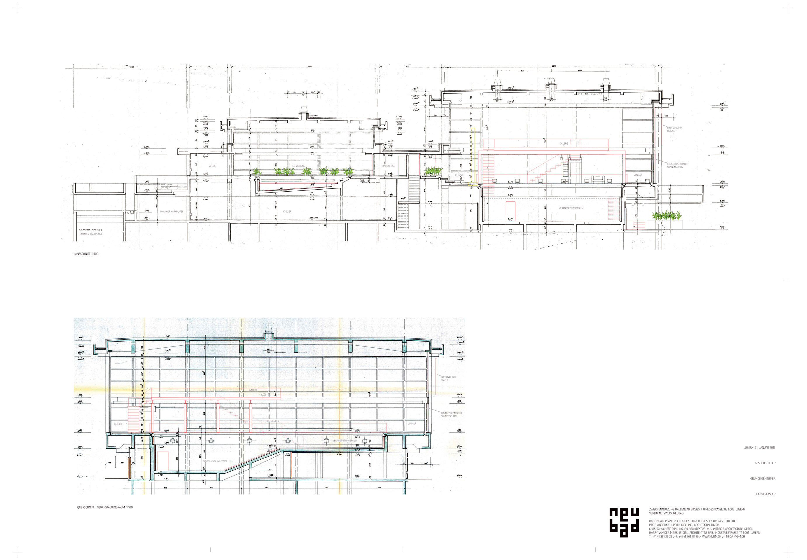Coupe du Neubad, projet de transformation