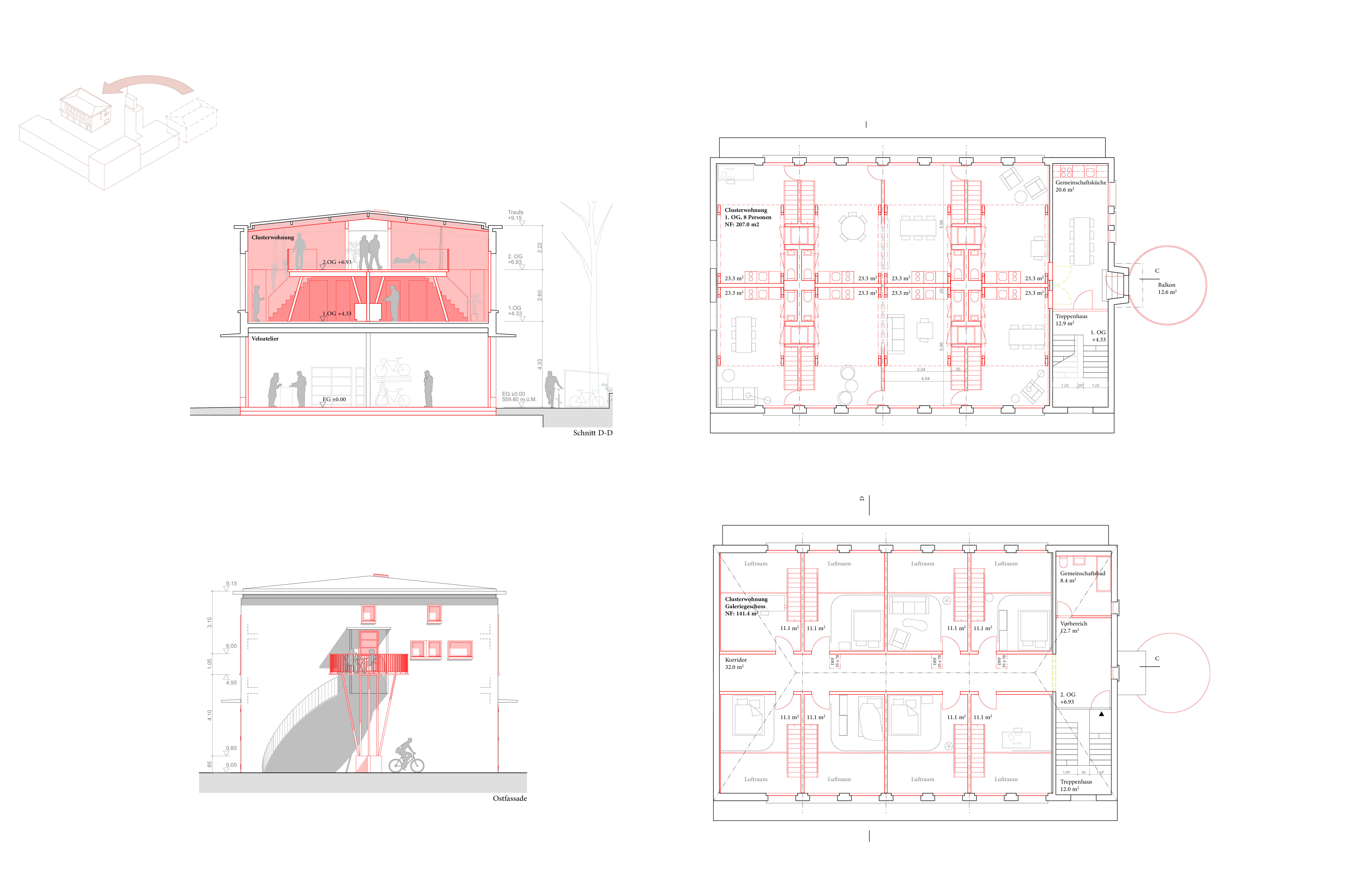 plans de l'immeuble de logement