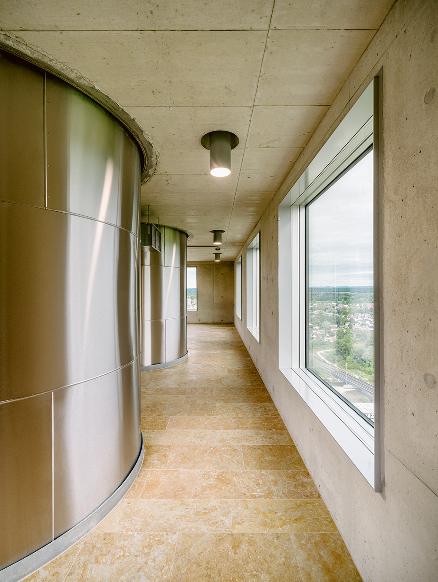 Energiezentrale kenova, Aussichtsraum
