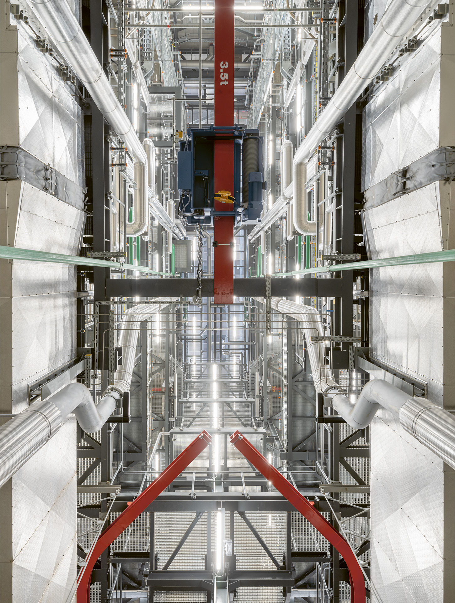 Energiezentrale kenova, Verbrennungslinien